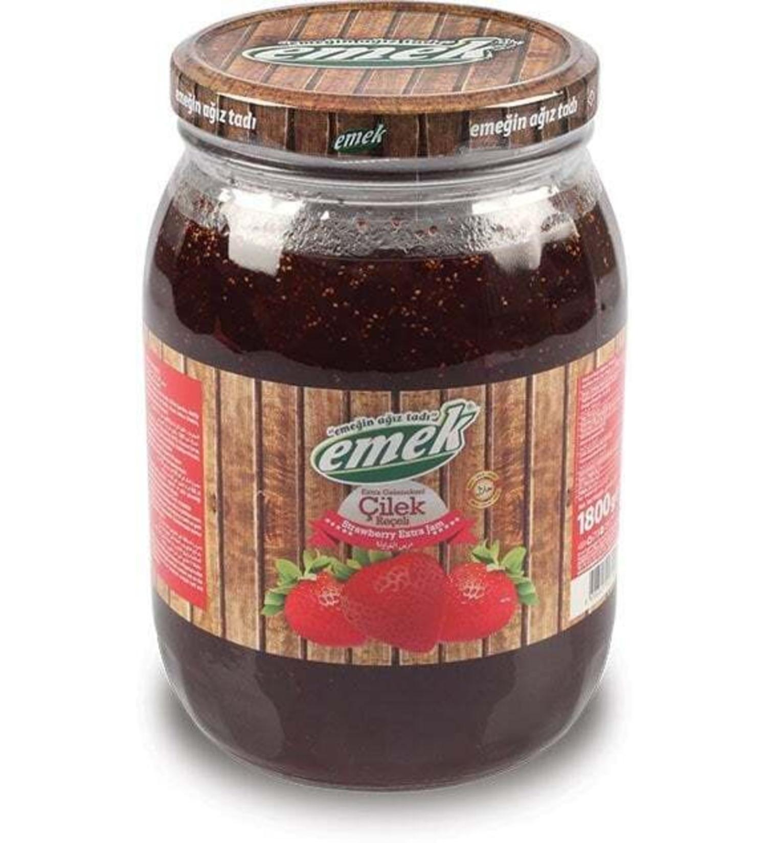 Emek 1500 Gr Strawberry Jam Extra E