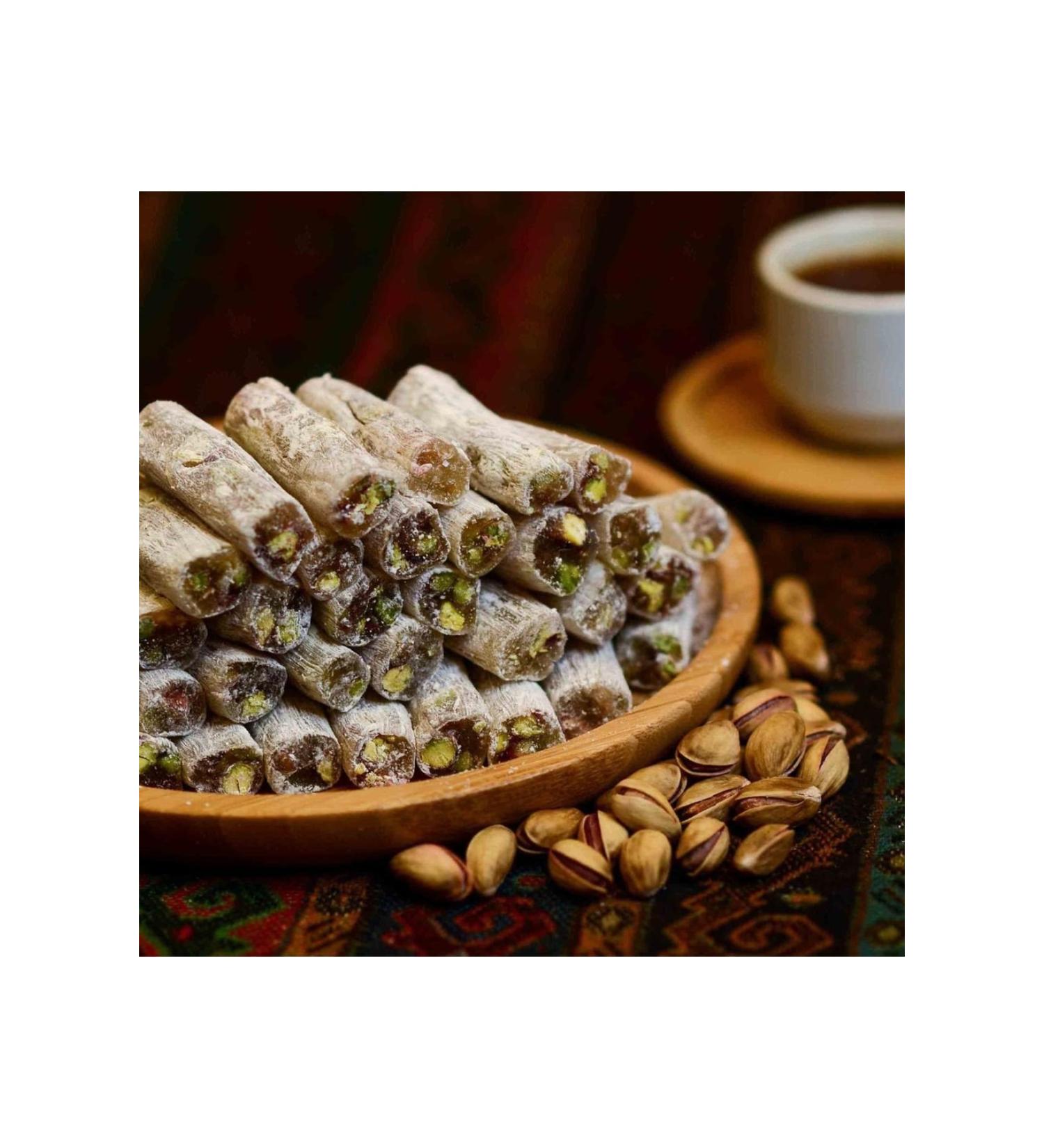 RIPE NUTS Pistachio Wick Turkish Delight 250 Gr