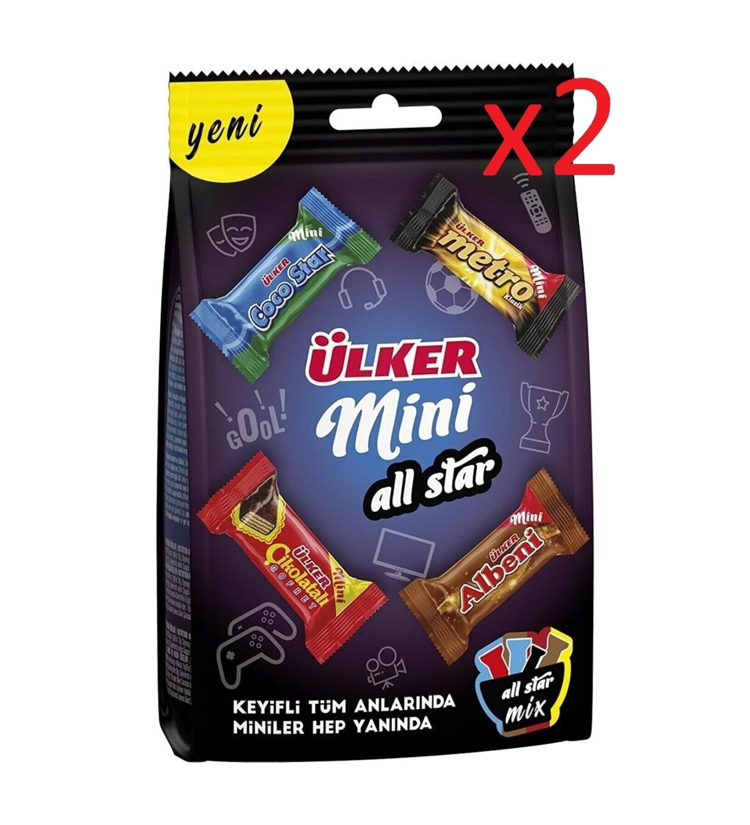 Ulker Mini Al Star Multi Bag 91 Gr X 2 Pack