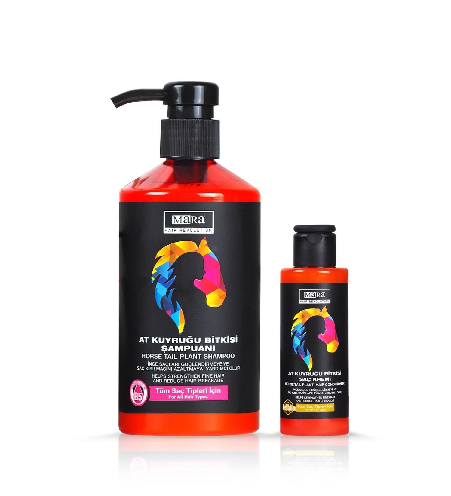 Mara Horsetail Plant Shampoo 500ml Hair Conditioner 70ml Growth Aid Anti-Loss 500ml - Buy Online on GoSupps.com