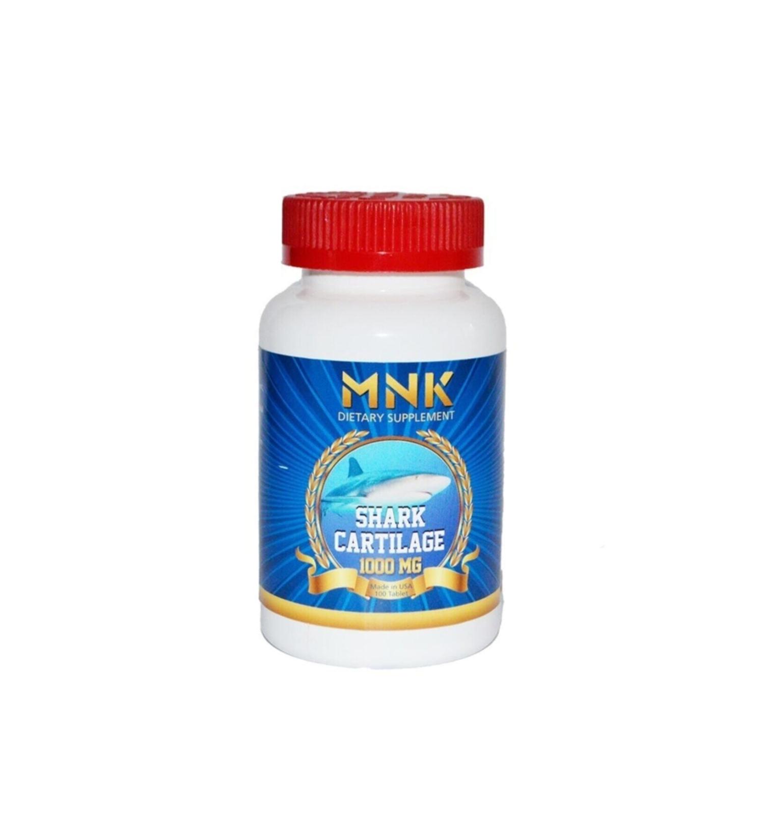 Mnk Shark Cartilage 1000 Mg 100 Capsules Shark Cartilage USA