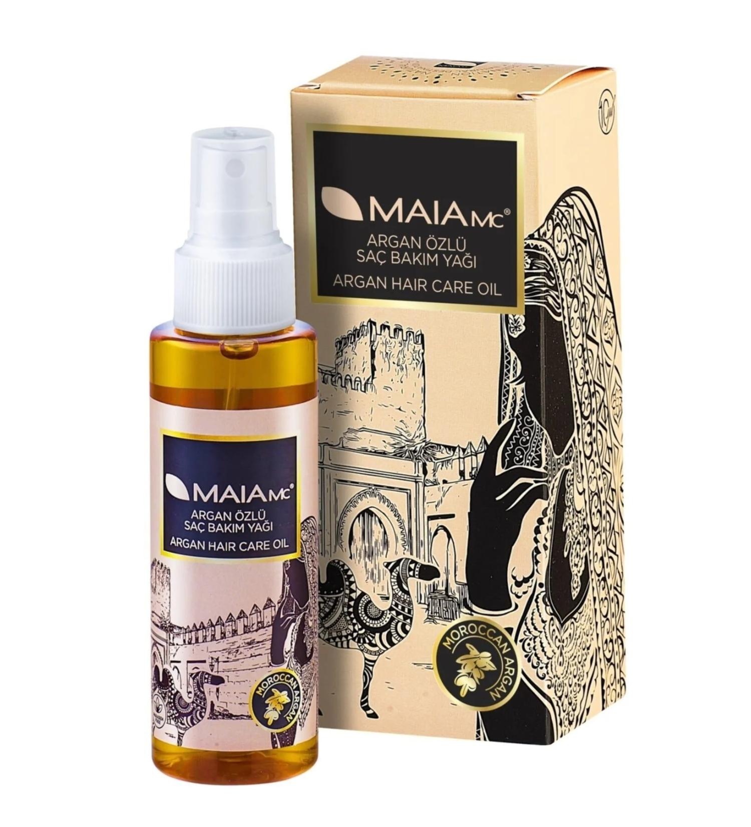 Maia mc Argan Essence Hair Care Oil 120 Ml X 2 Pieces