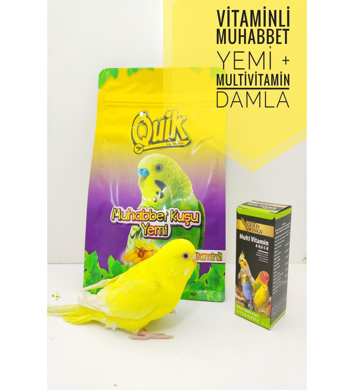 ozzipetshop Vitamin Budgie Food 400 Gr Vitamin Bird Water Drops
