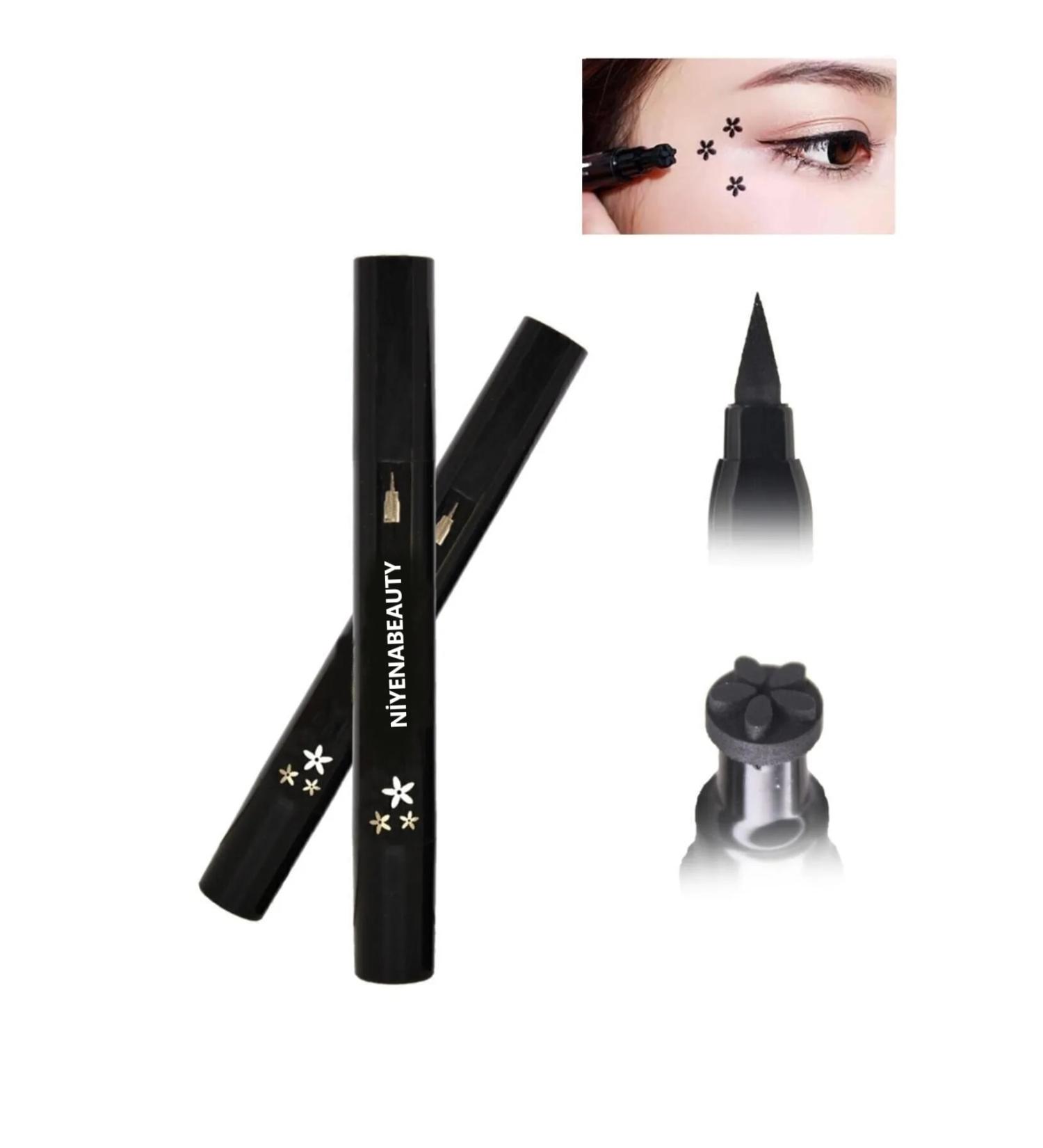 N YENABEAUTY Double Sided Floral Patterned Pencil Eyeliner