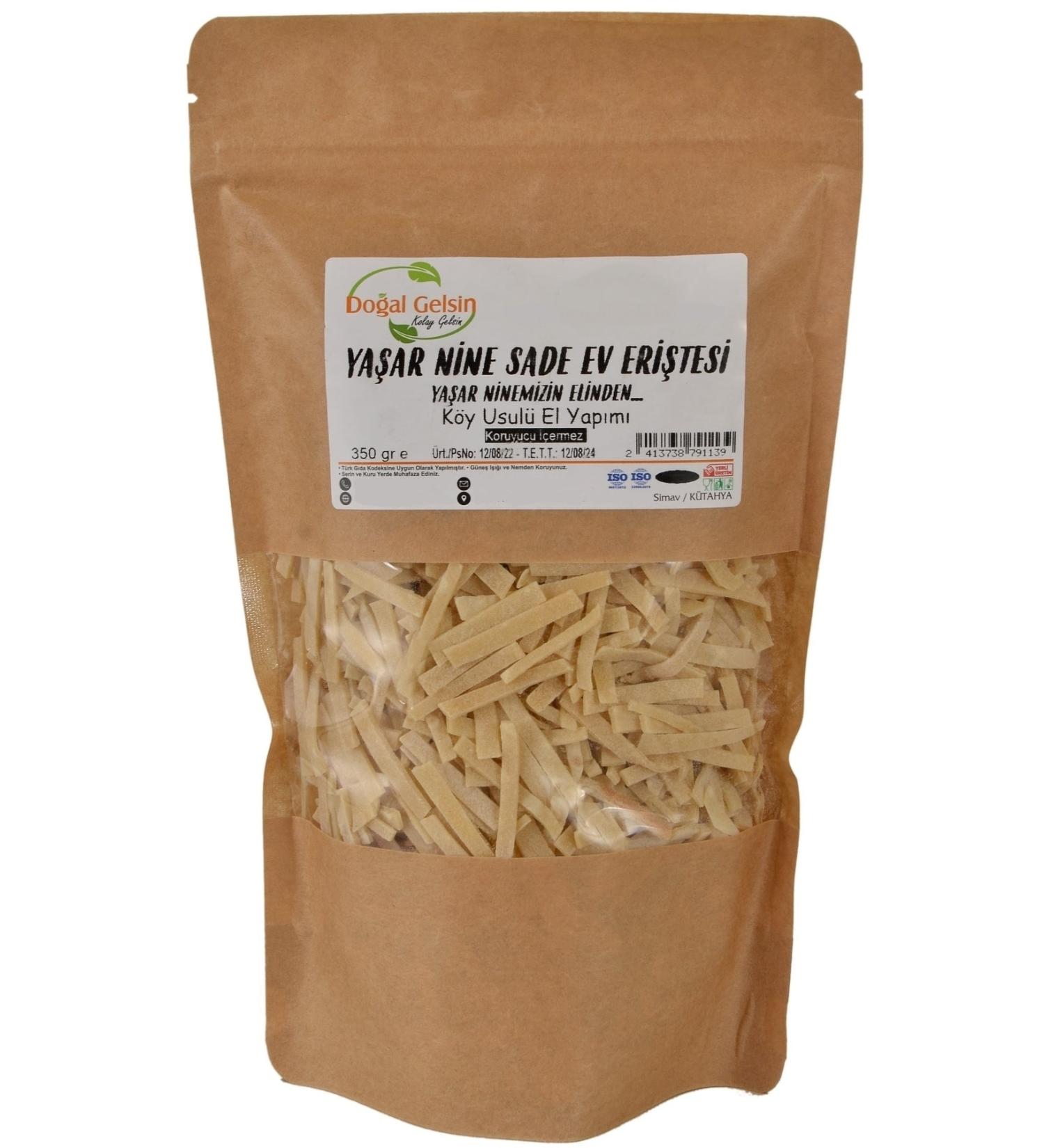Naturally from Simav Good Luck Good Luck Ya ar Grandma Plain Home Noodles - 350 Gr