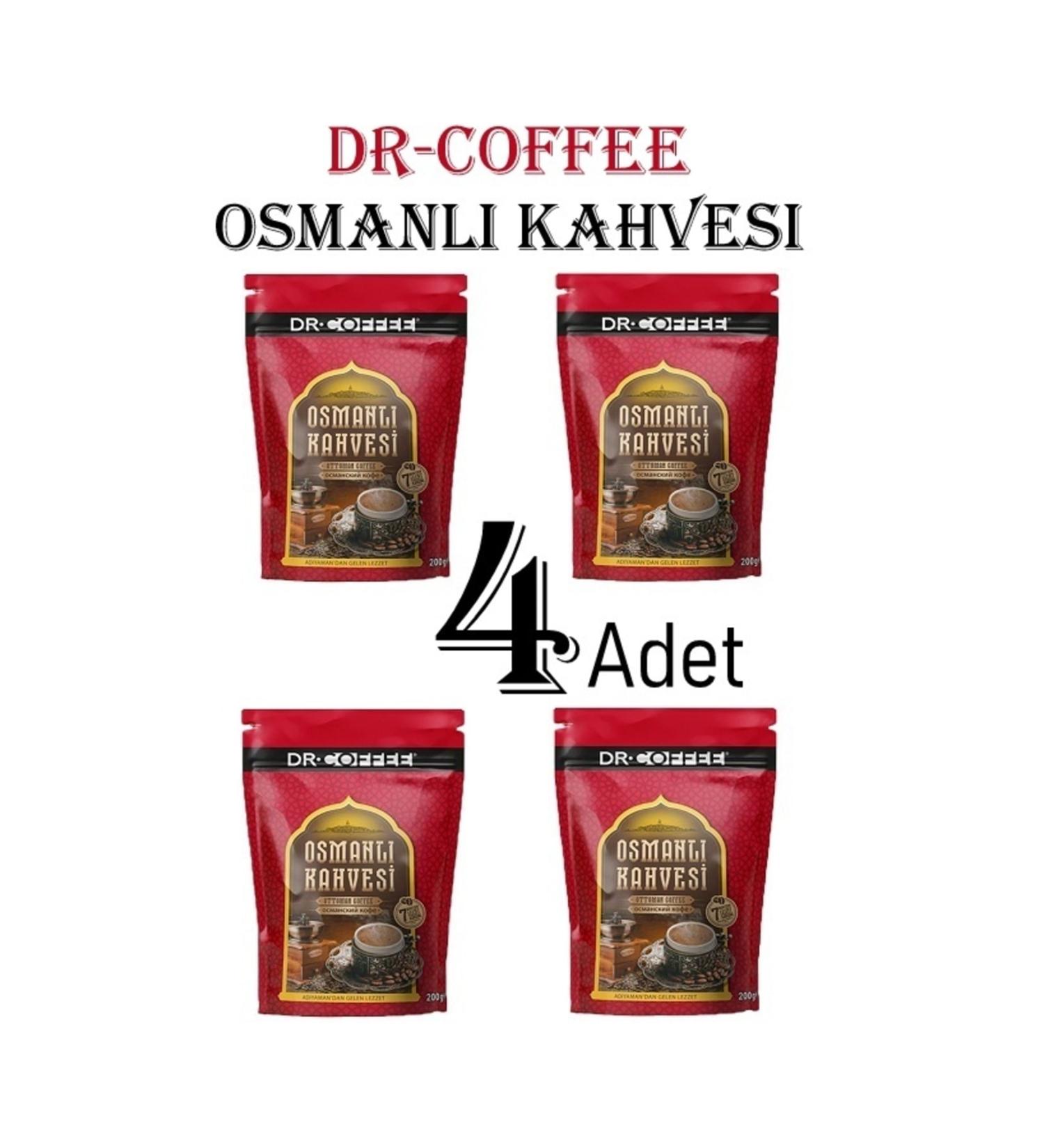 Drcoffee Dr Coffee Mastic Ottoman Coffee 200 Gr*4 Pieces