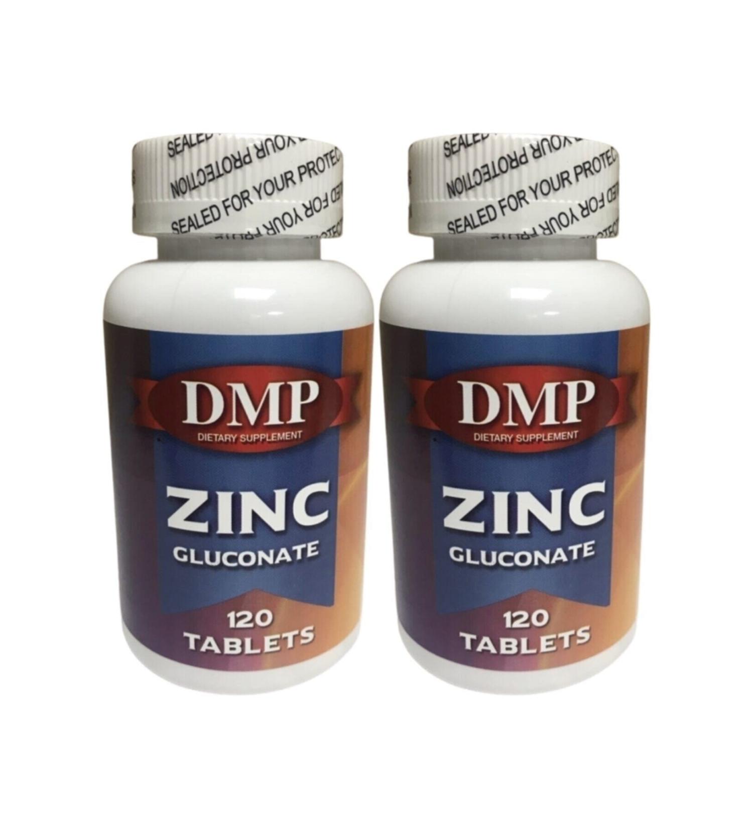 DMP Zinc Gluconate Zinc Gluconate 2 Boxes Total 240 Tablets