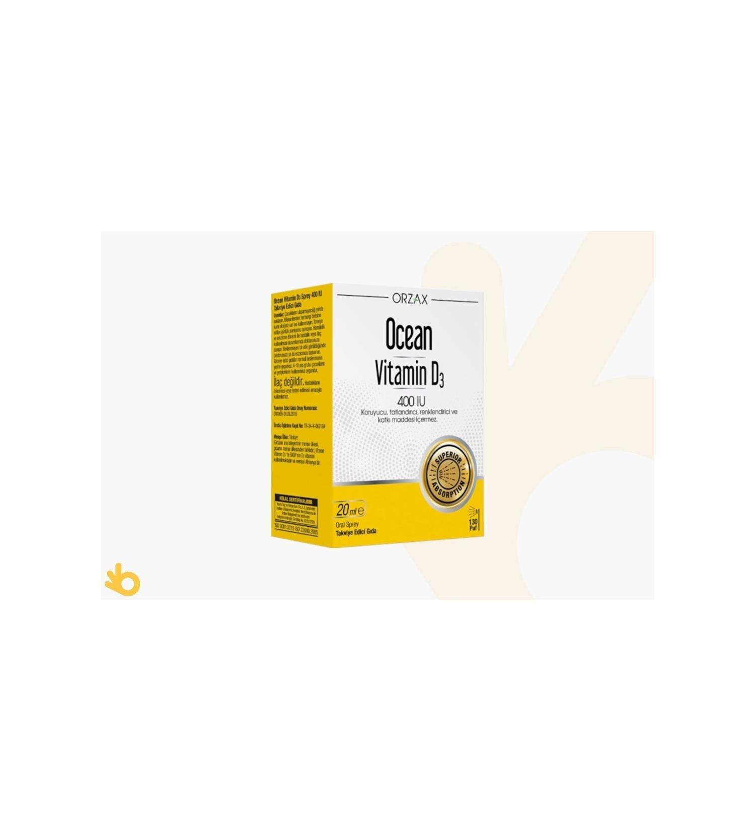 Ocean Vitamin D 400 Iu Spray