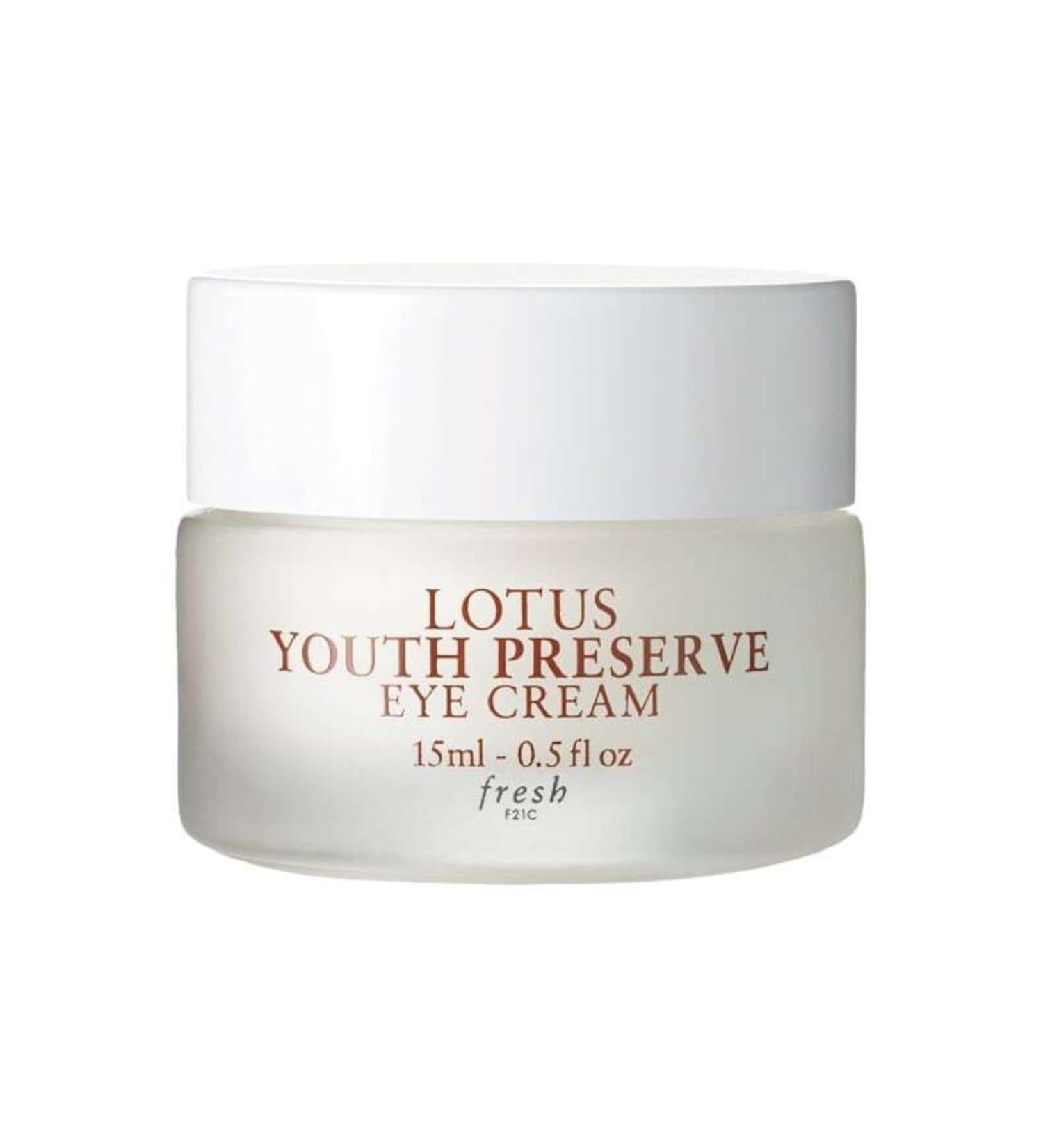 Fresh Lotus Eye Cream - Lotus Flower Extract First Wrinkle Eye Contour Cream