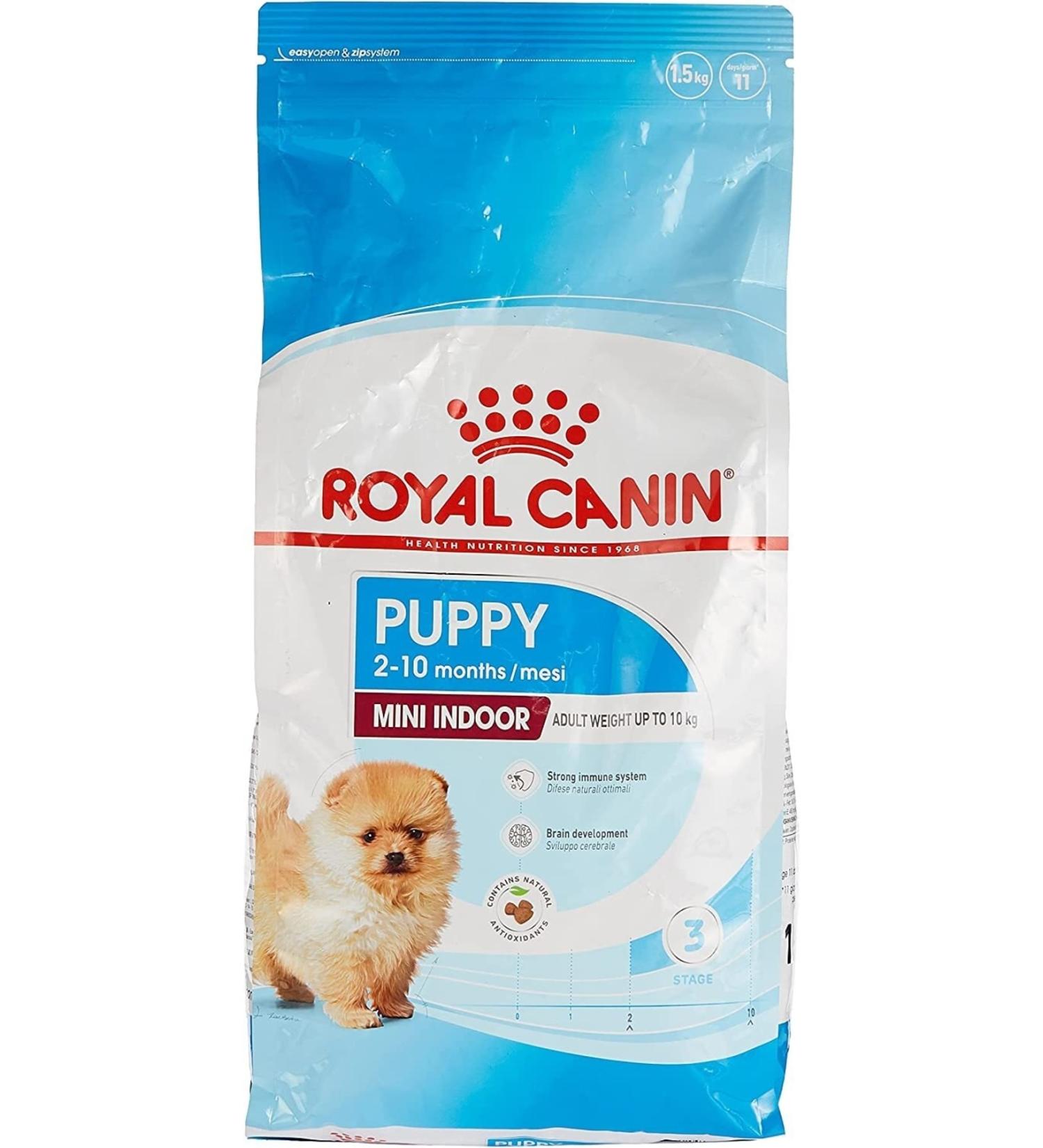Royal Canin Mini Indoor Puppy 1.5 Kg Dog Food Puppy Food 1.5 Kg