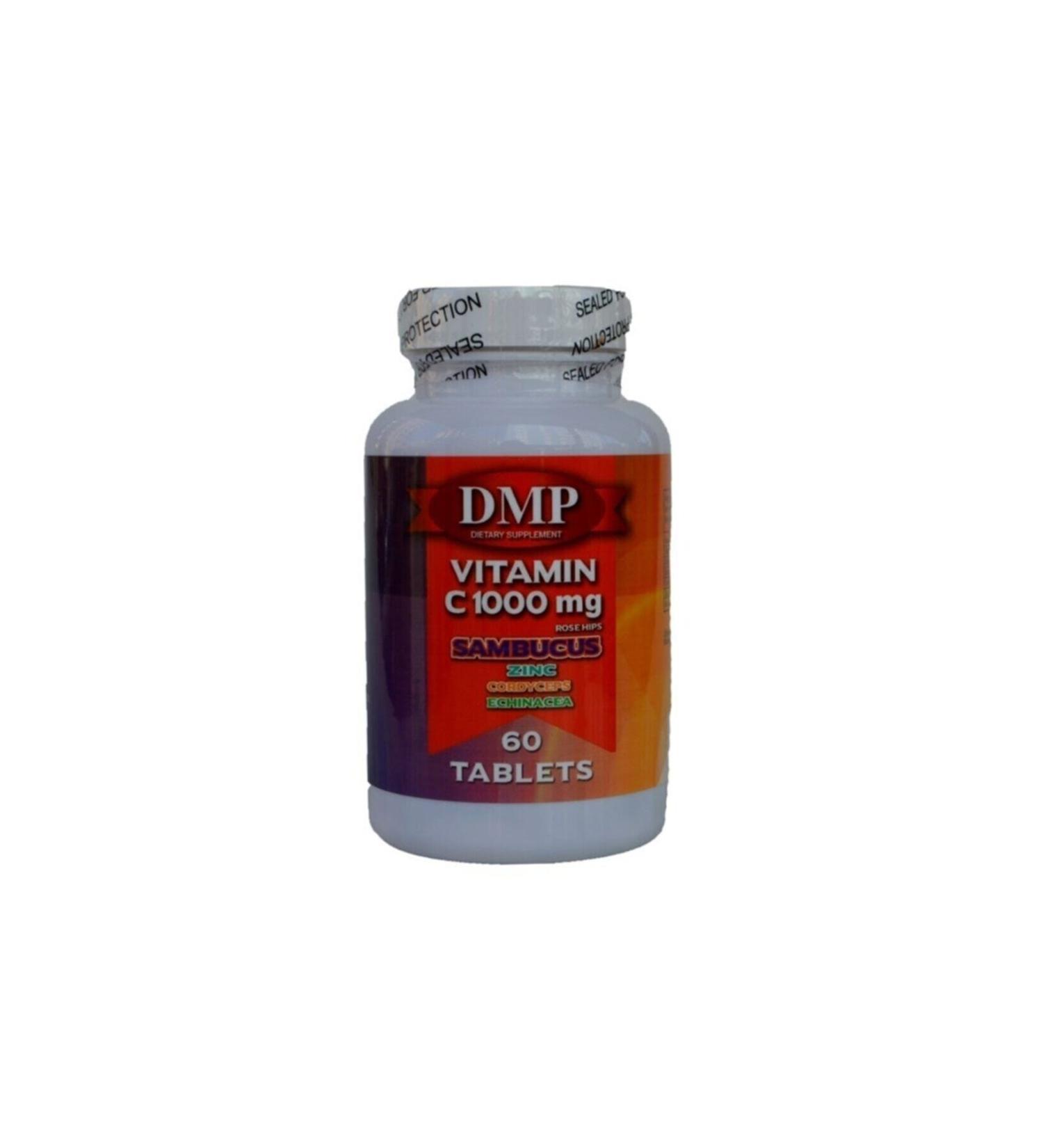 DMP Vitamin C Sambucus 1000mg 60 Tablets Vitamin C