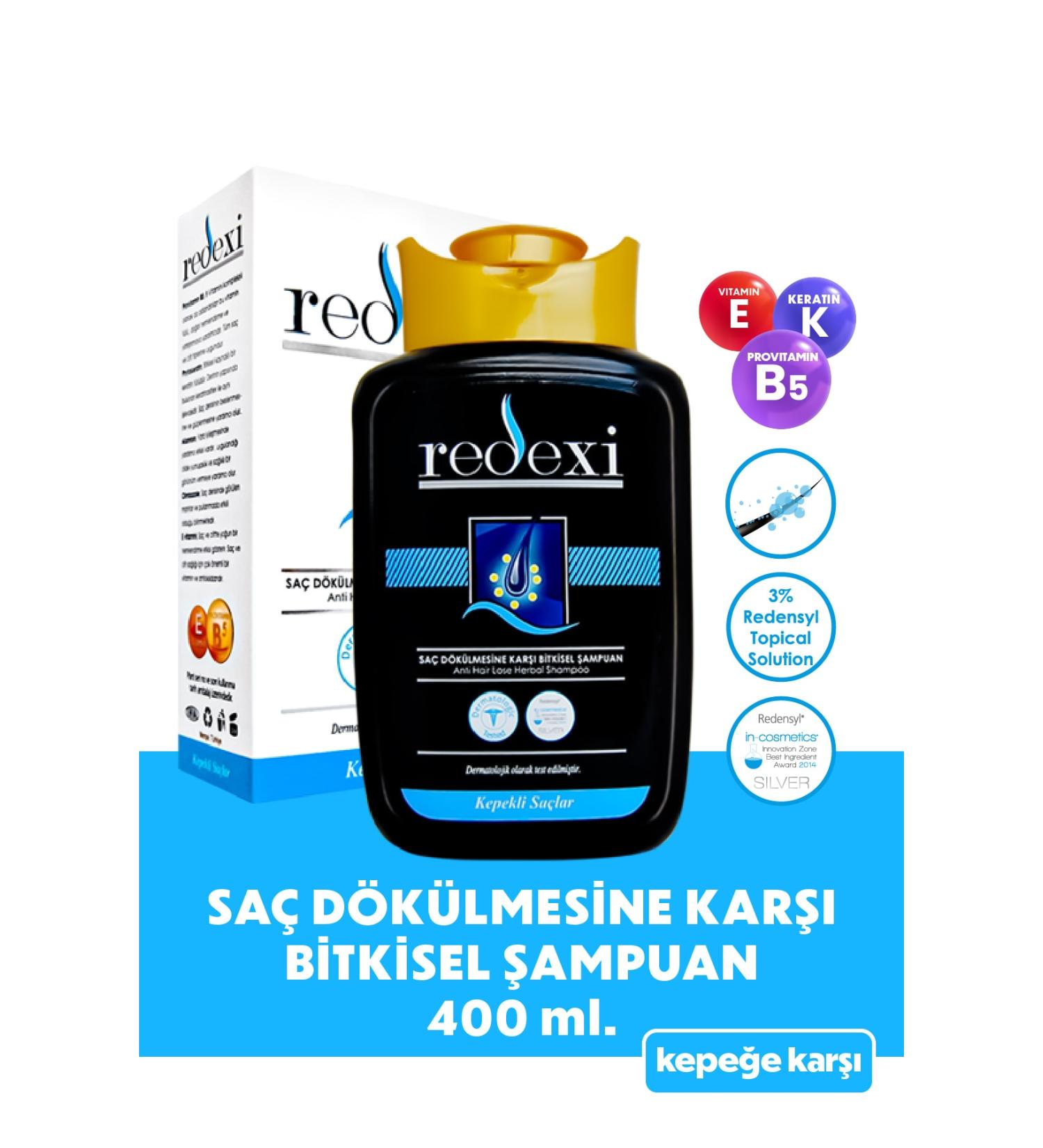 Redexi Anti Hair Loss Herbal Shampoo Dandruff Hair 400 Ml - Buy Online on GoSupps.com