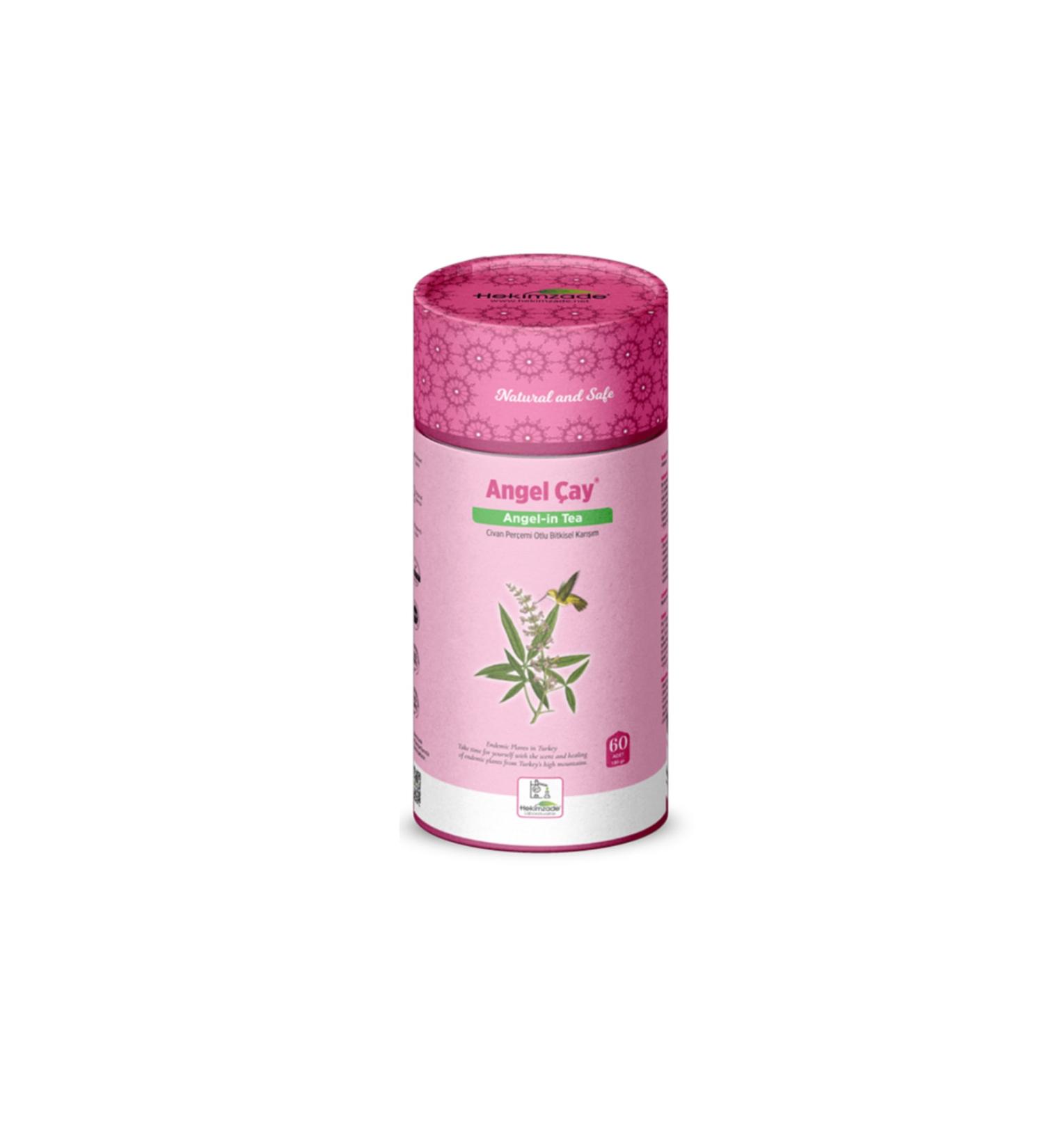 Hekimzade ANGEL PACKAGE TEA - HERBAL MIX TEA INCLUDING YARROW - 60 Pieces (3gr)
