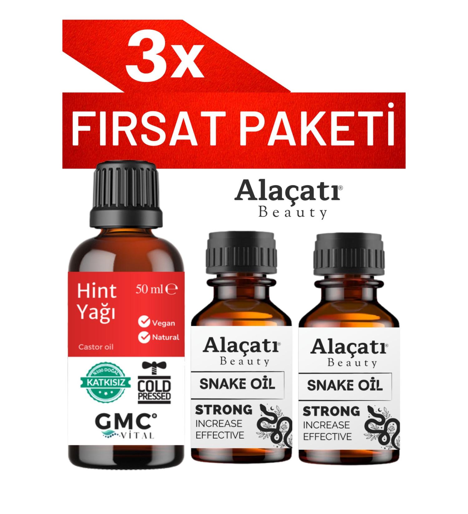 Gmc vital 2 Pieces Snake Oil + Castor Oil 50 Ml - Buy Online on GoSupps.com