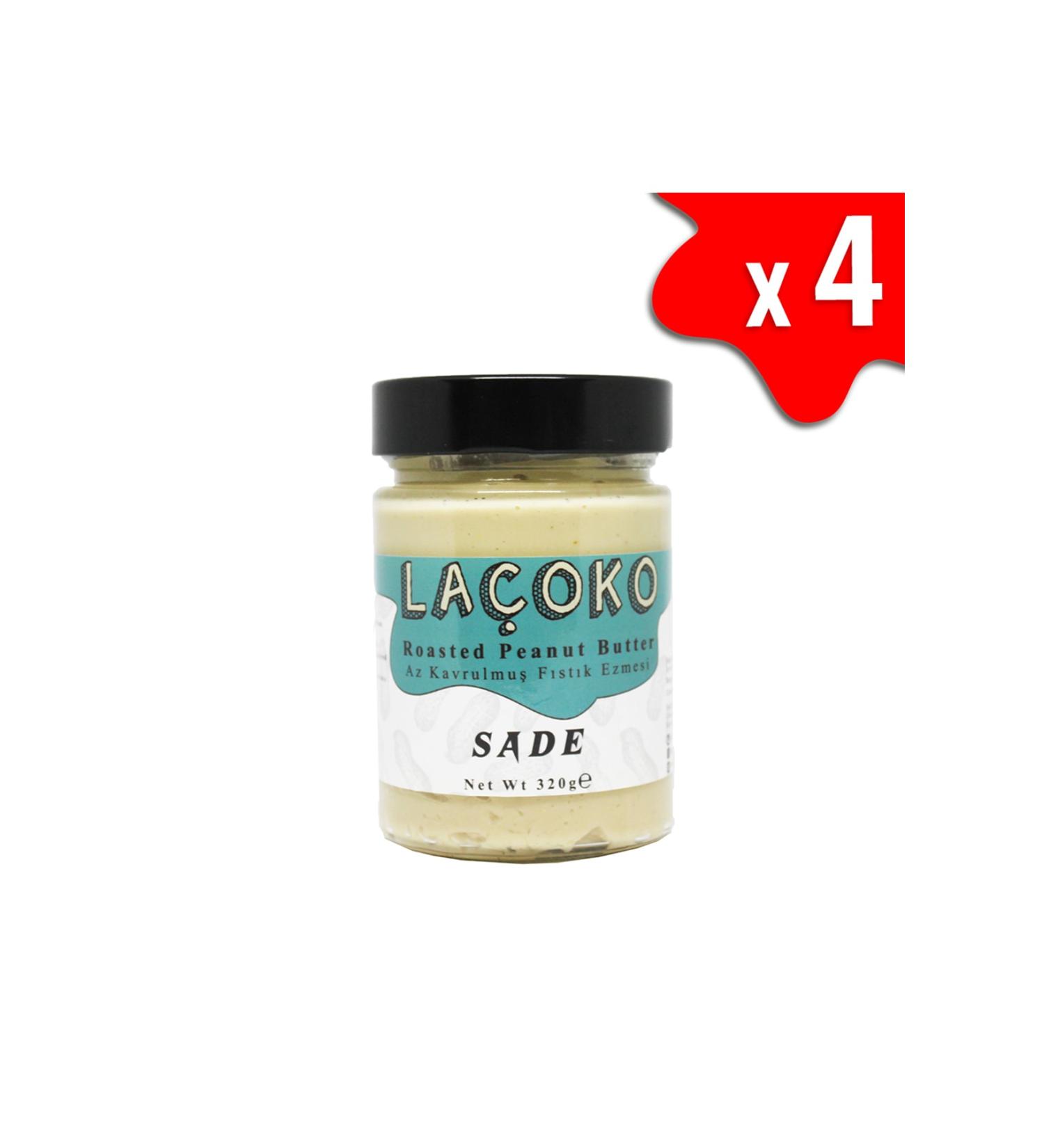 LA OKO 1280 Grams Sugar-Free Additive-Free Gluten-Free Vegan Natural Lightly Roasted (Raw) Peanut Butter