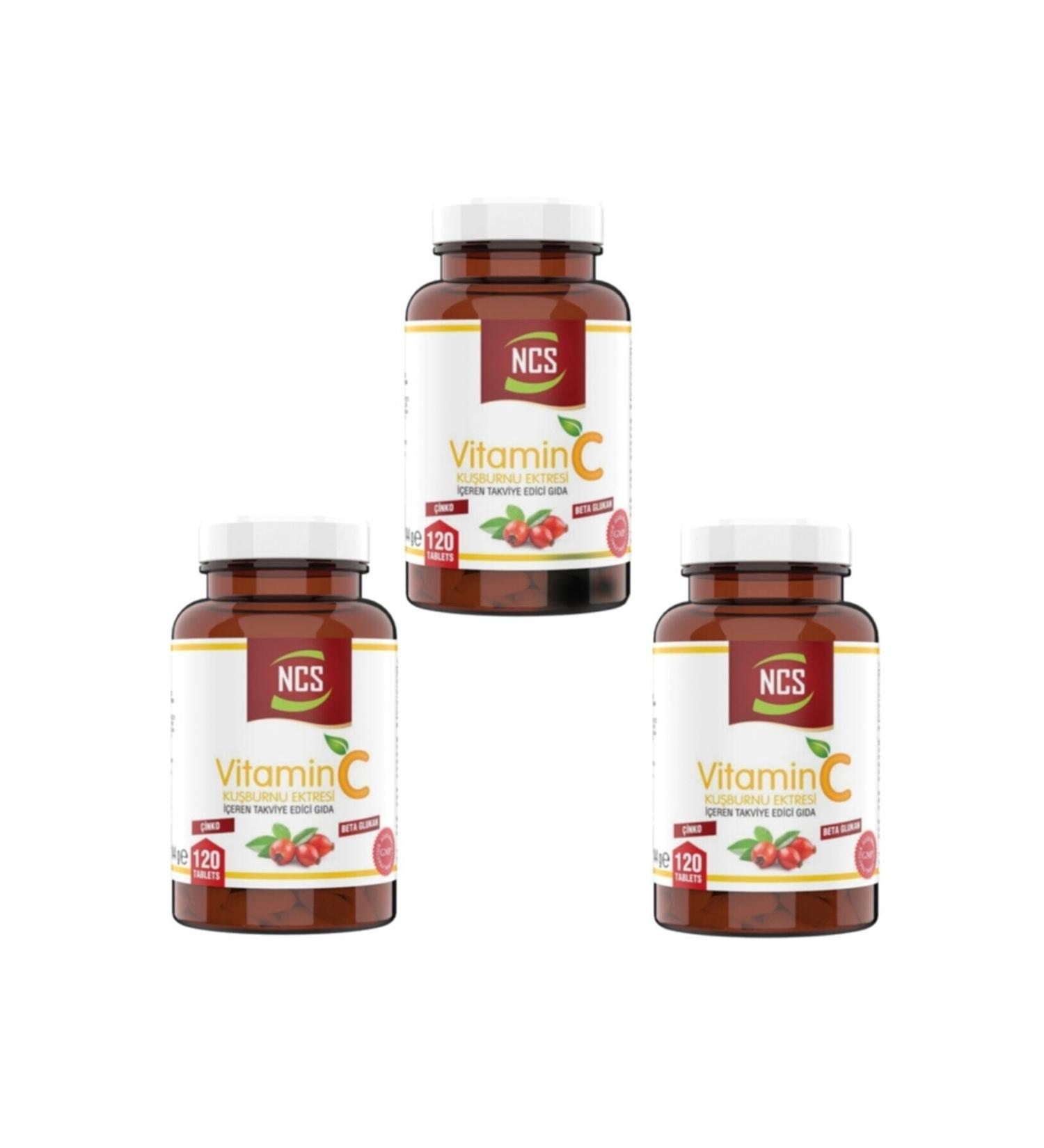 Ncs Vitamin C 1000 Mg Rosehip Beta Glucan Vitamin C 120 Tablets