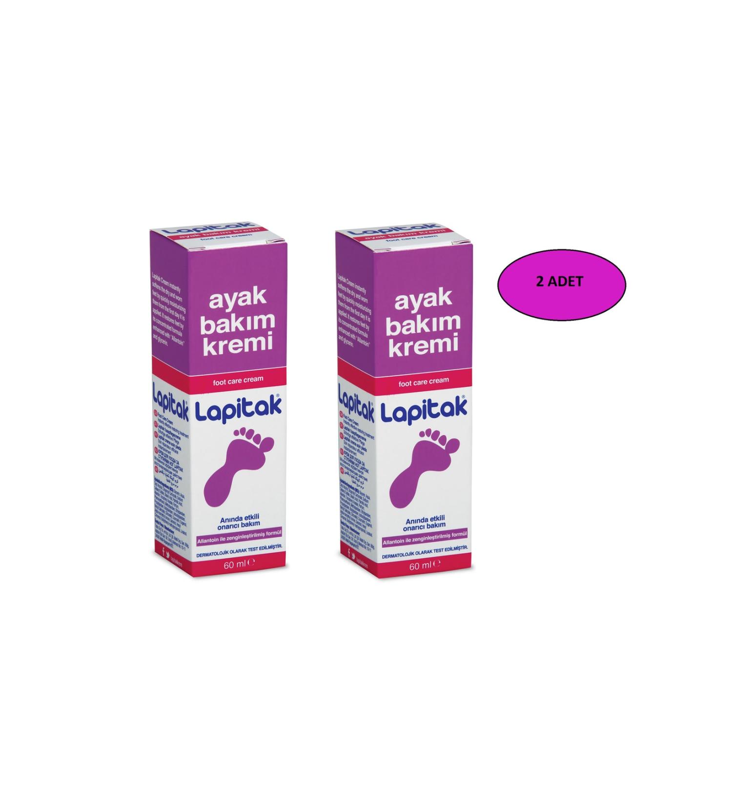 Lapitak Foot Care Cream 60 Ml 2-Pack