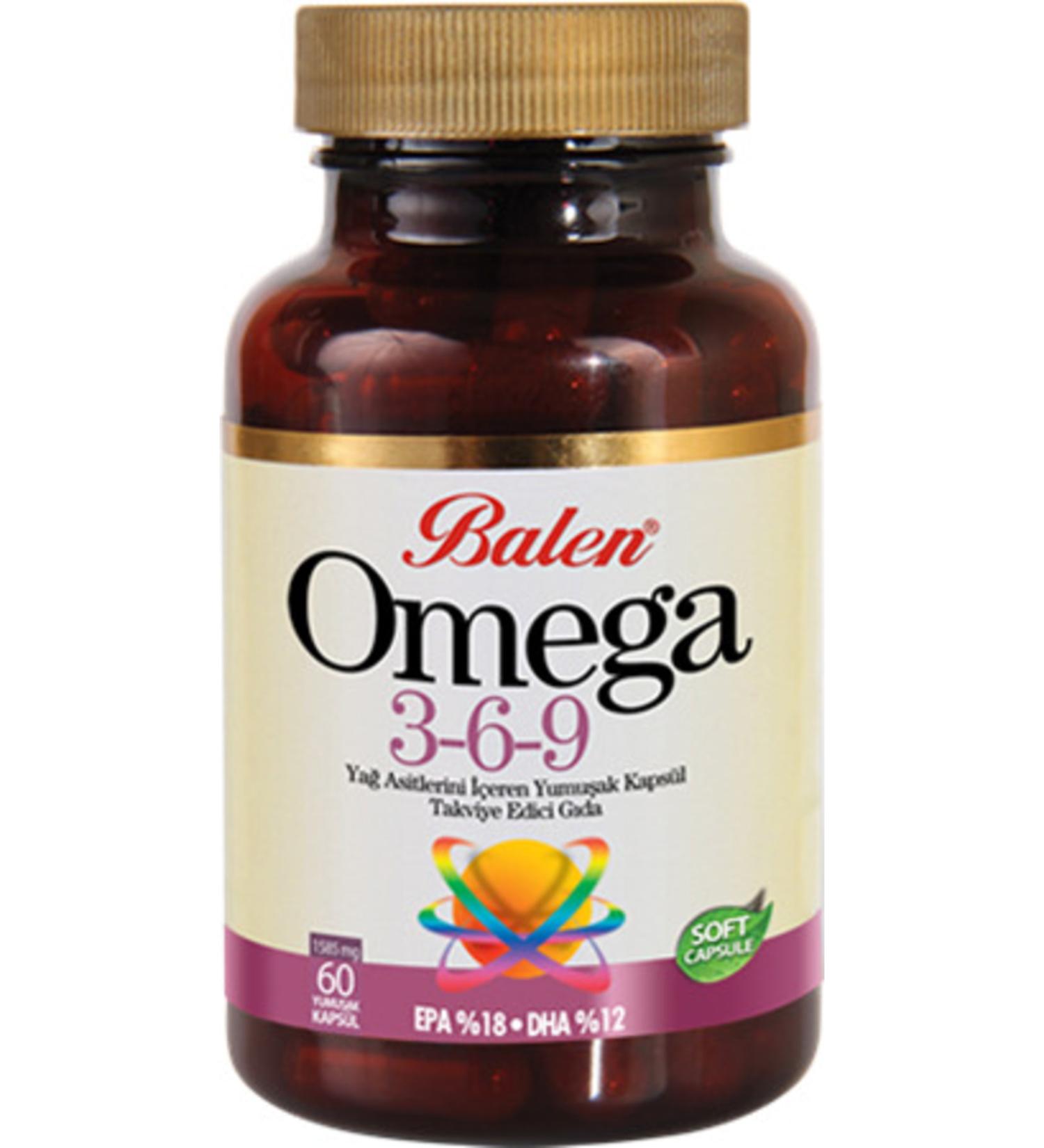 Balen Omega 3-6-9 Fatty Acids Softgel 1585mg*100