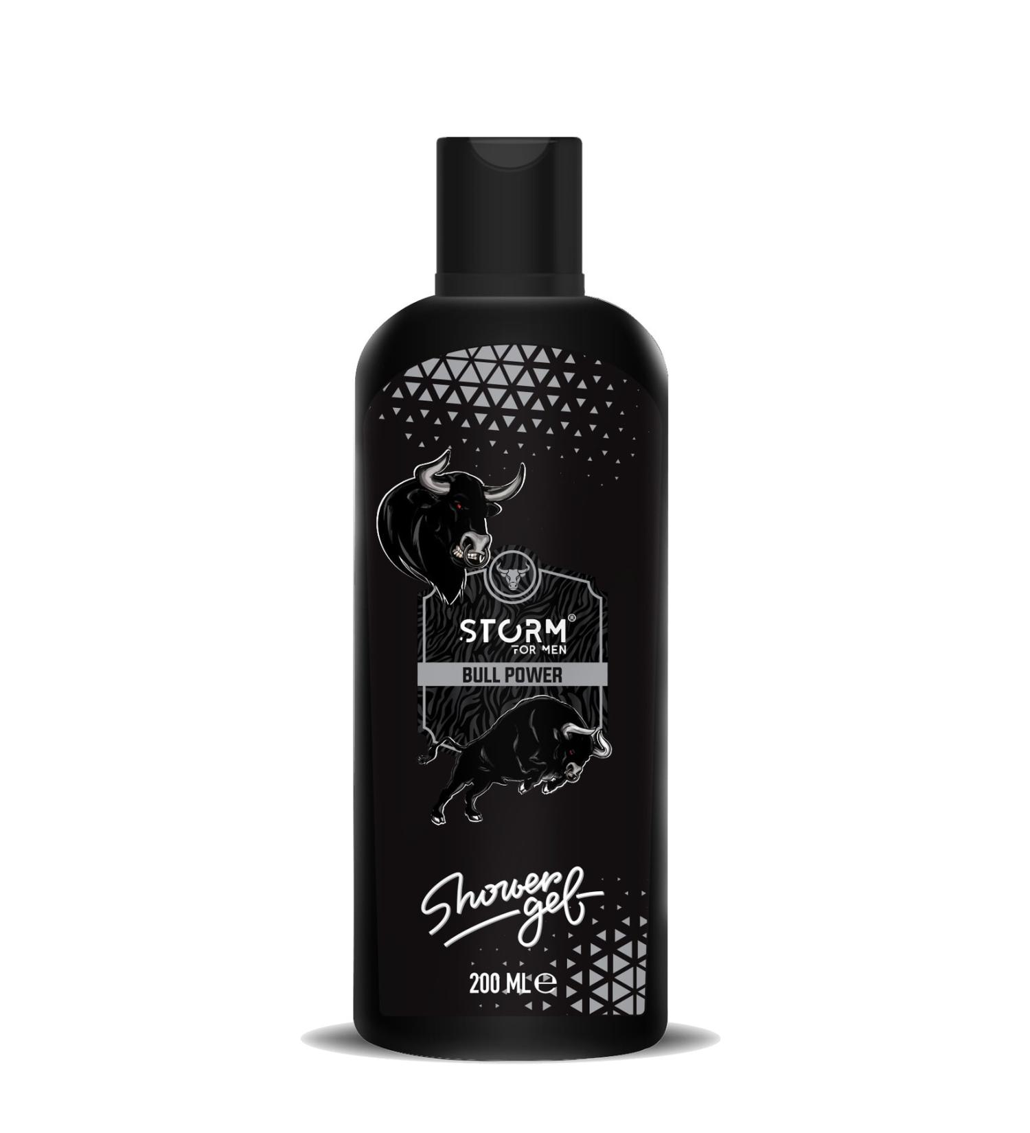 Storm Men Bull Power Body Shower Gel 200 Ml