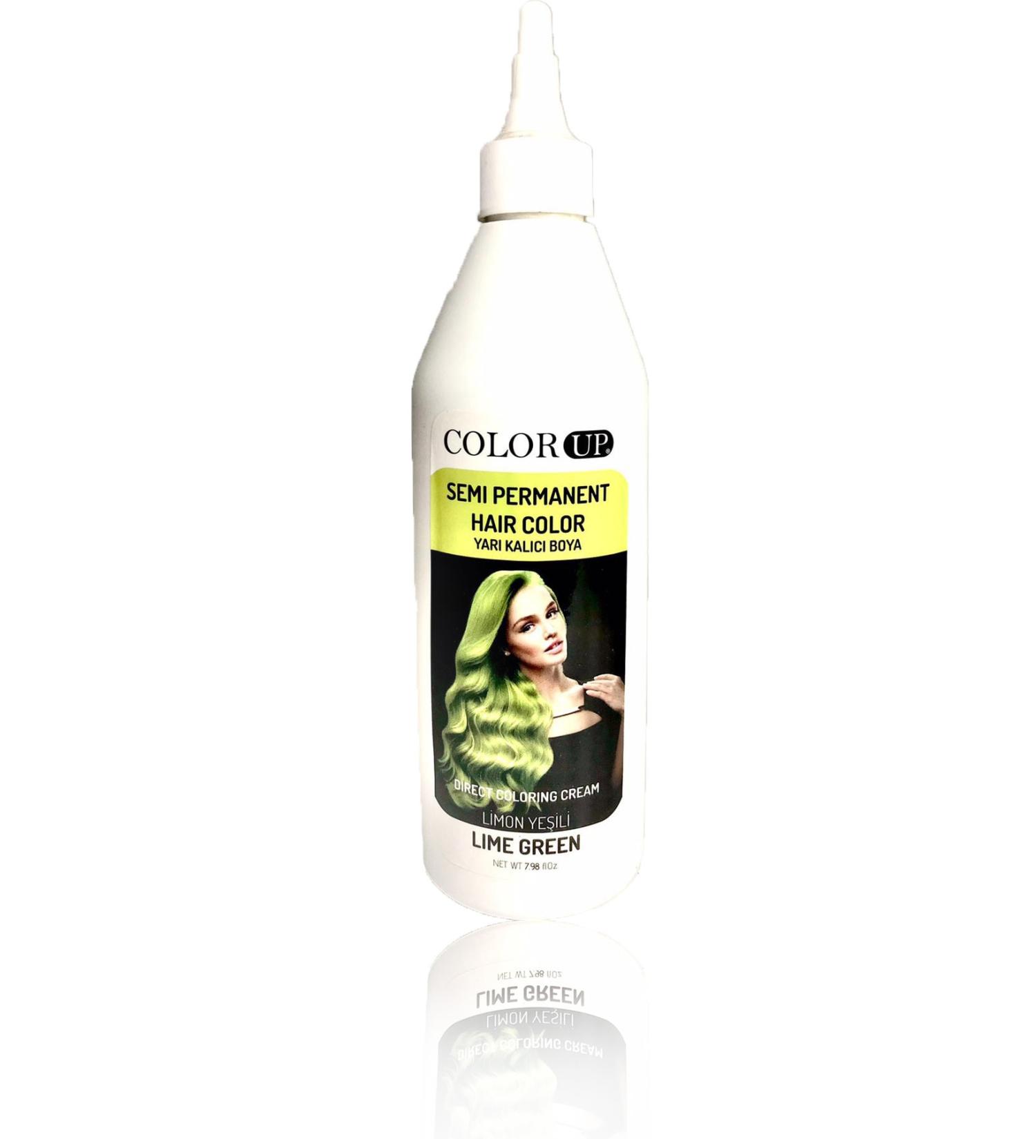 color up Semi Permanent Hair Dye Lemon Green Depa1065