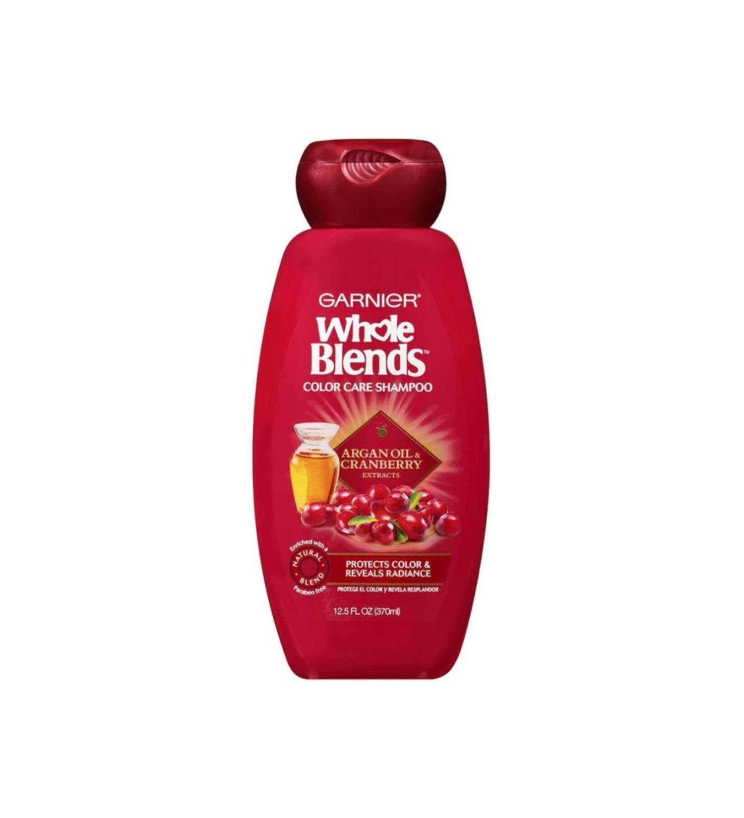 Garnier Whole Blends Argan Oil & Cranberry Color Care Shampoo 370ml