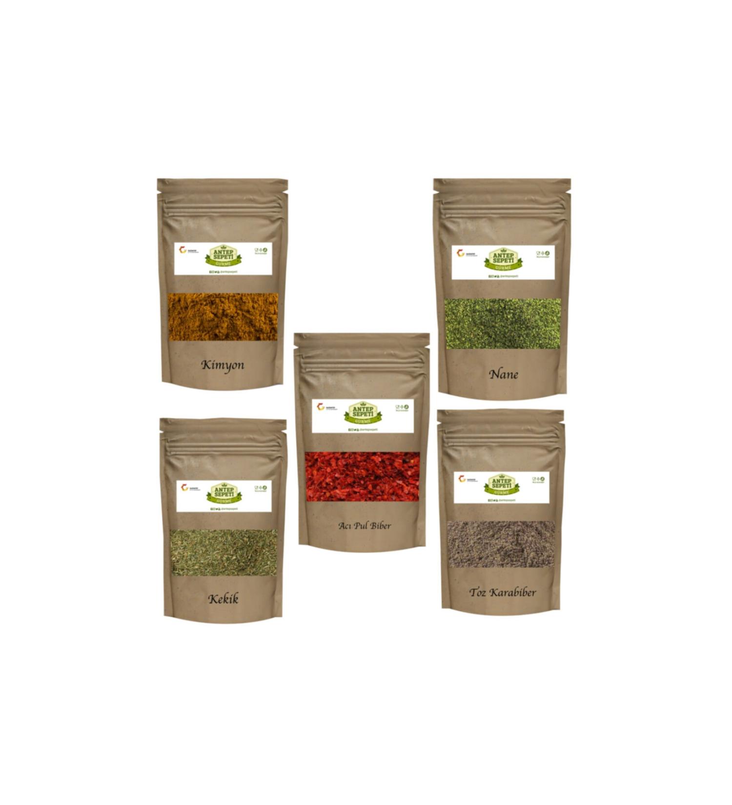 Antep Basket Gourmet Cooking Spice Set 500 Gr