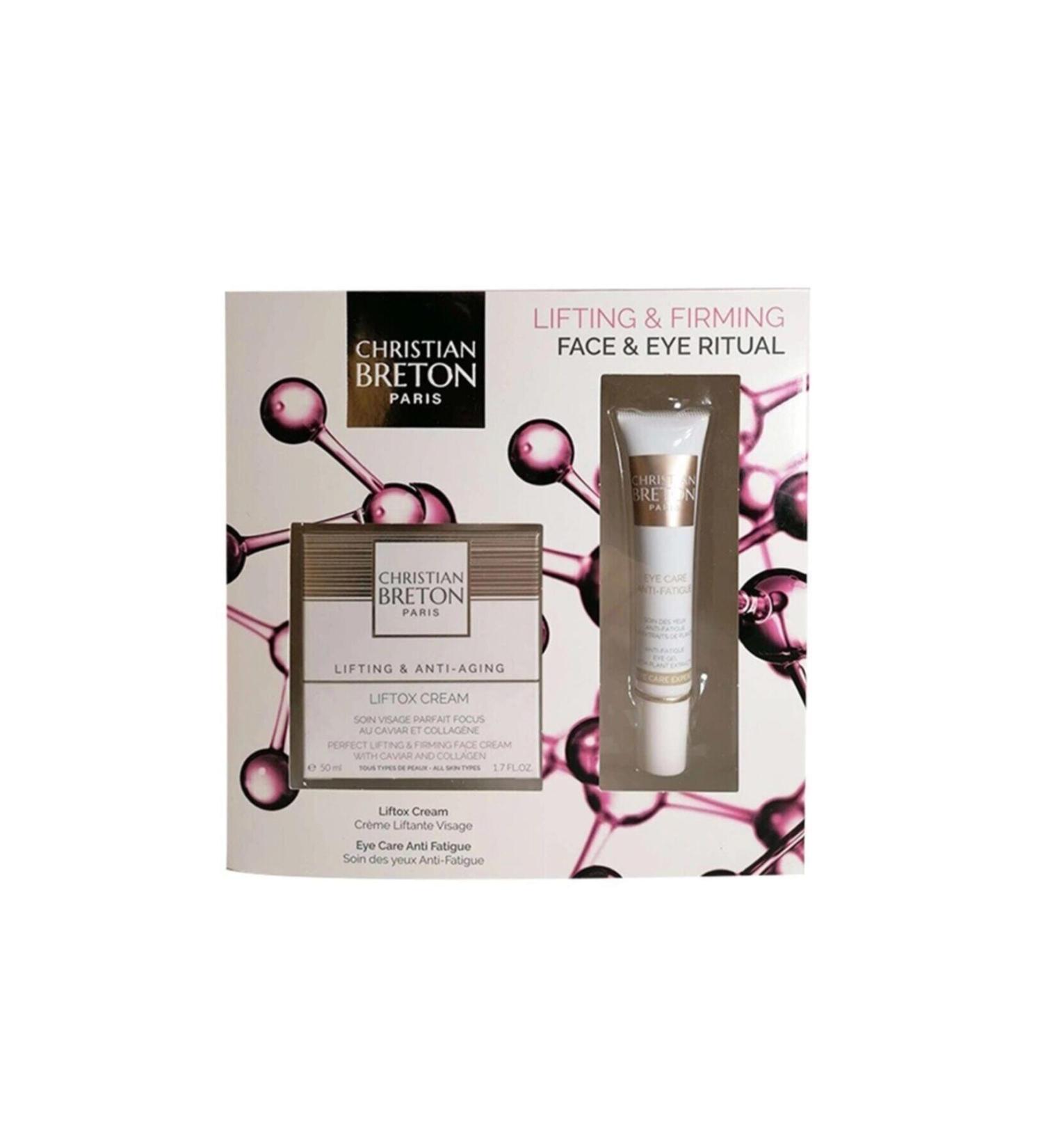 Christian Breton Lifting Anti Aging Face Cream and Anti Fatique Eye Cream Set