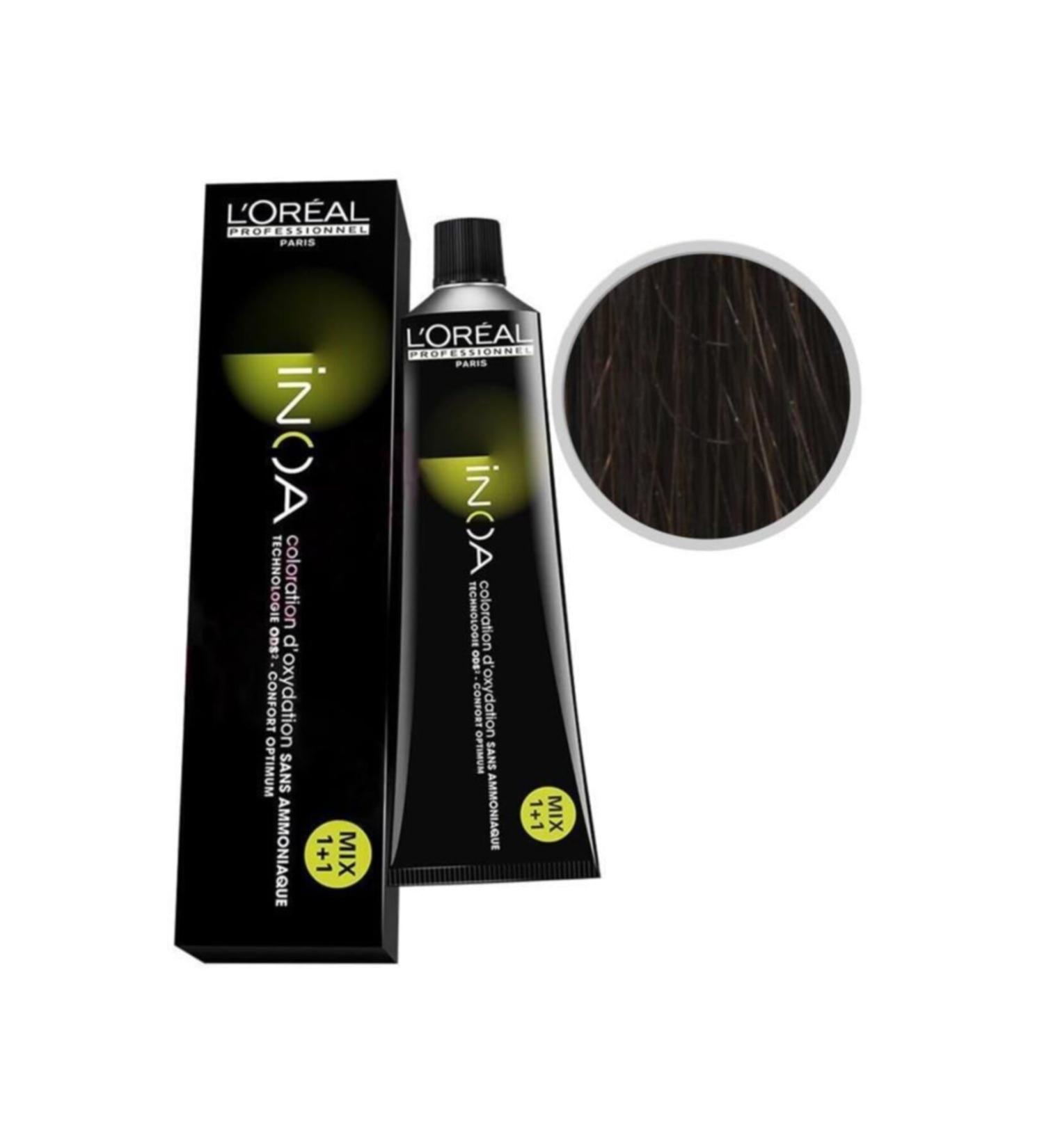 L'oreal Professionnel 4.35 Brown Dore Akaju Permanent Hair Dye 60 ml GK r n100