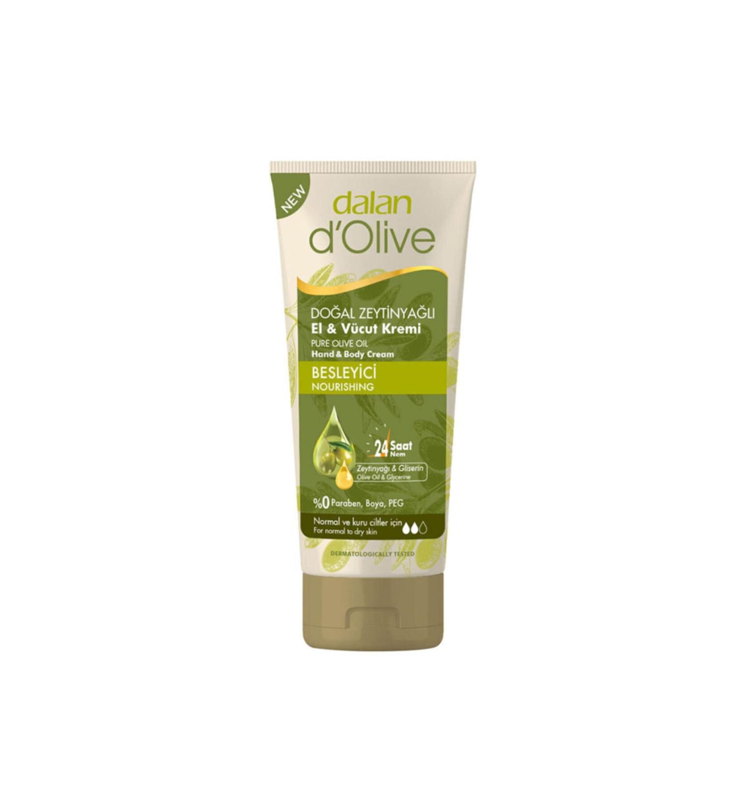 Dalan Olive Oil Moisturizing Hand and Body Cream 75 ml