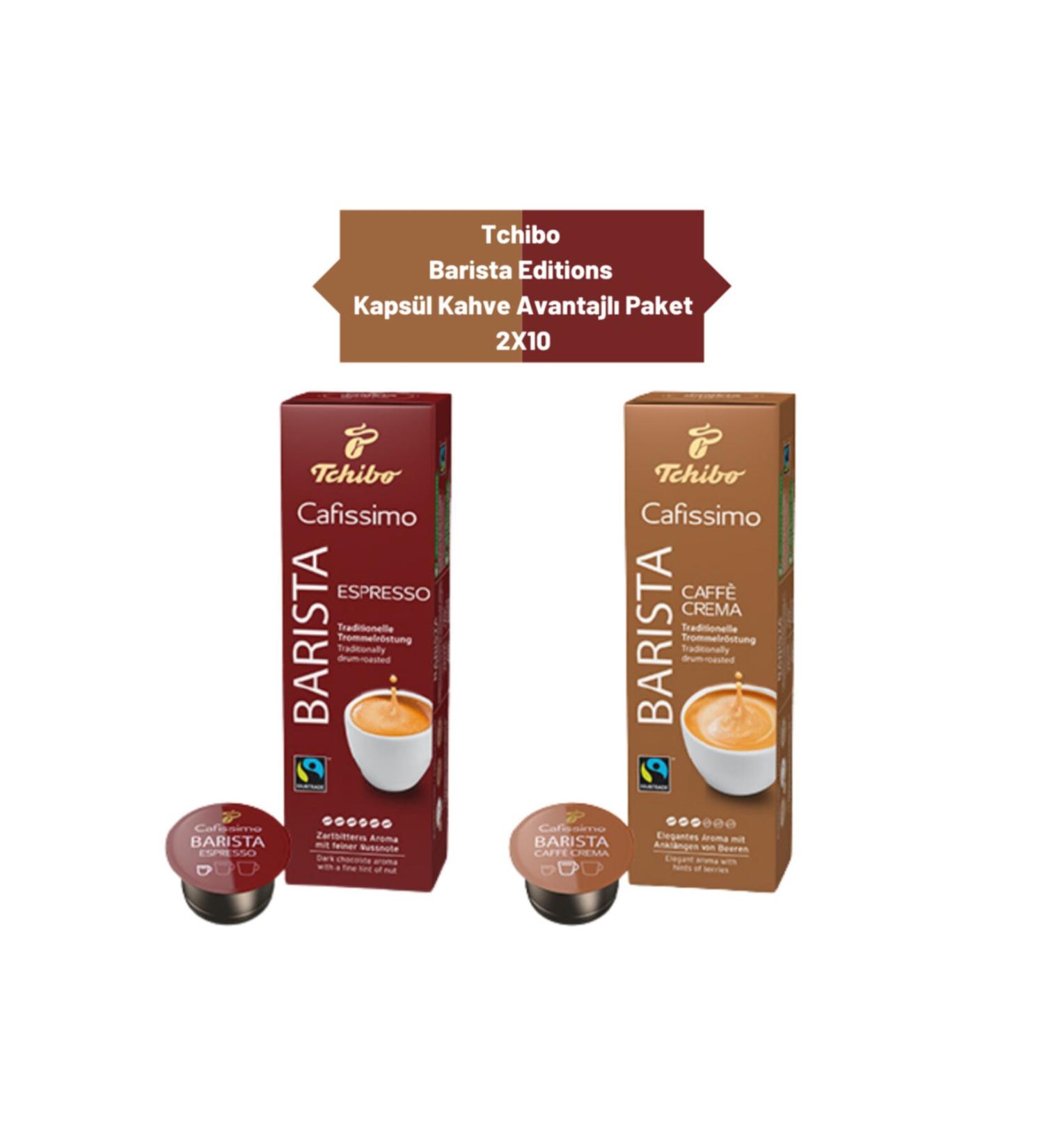 Tchibo Barista Editions Capsule Coffee 2x10 Advantageous Package - Buy Online on GoSupps.com