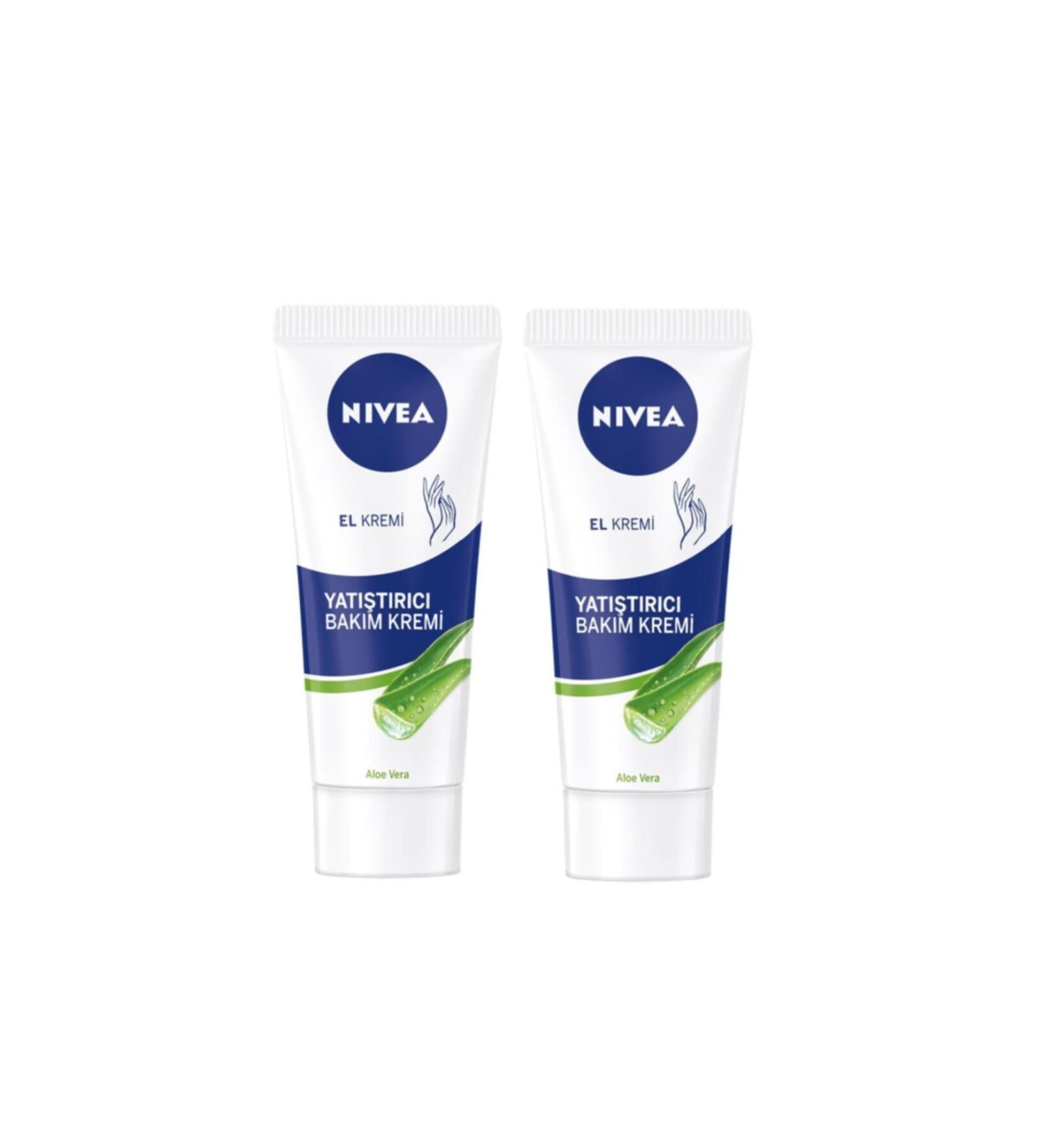 NIVEA Nivea Soothing Hand Cream Aloe Vera 100 ml X 2