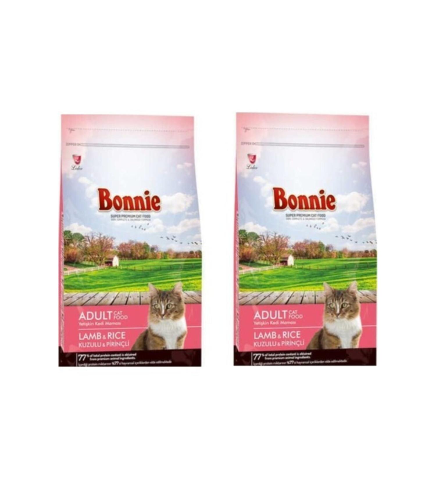 Bonnie Lamb & Rice Cat Food 1.5 Kg * 2 Pieces