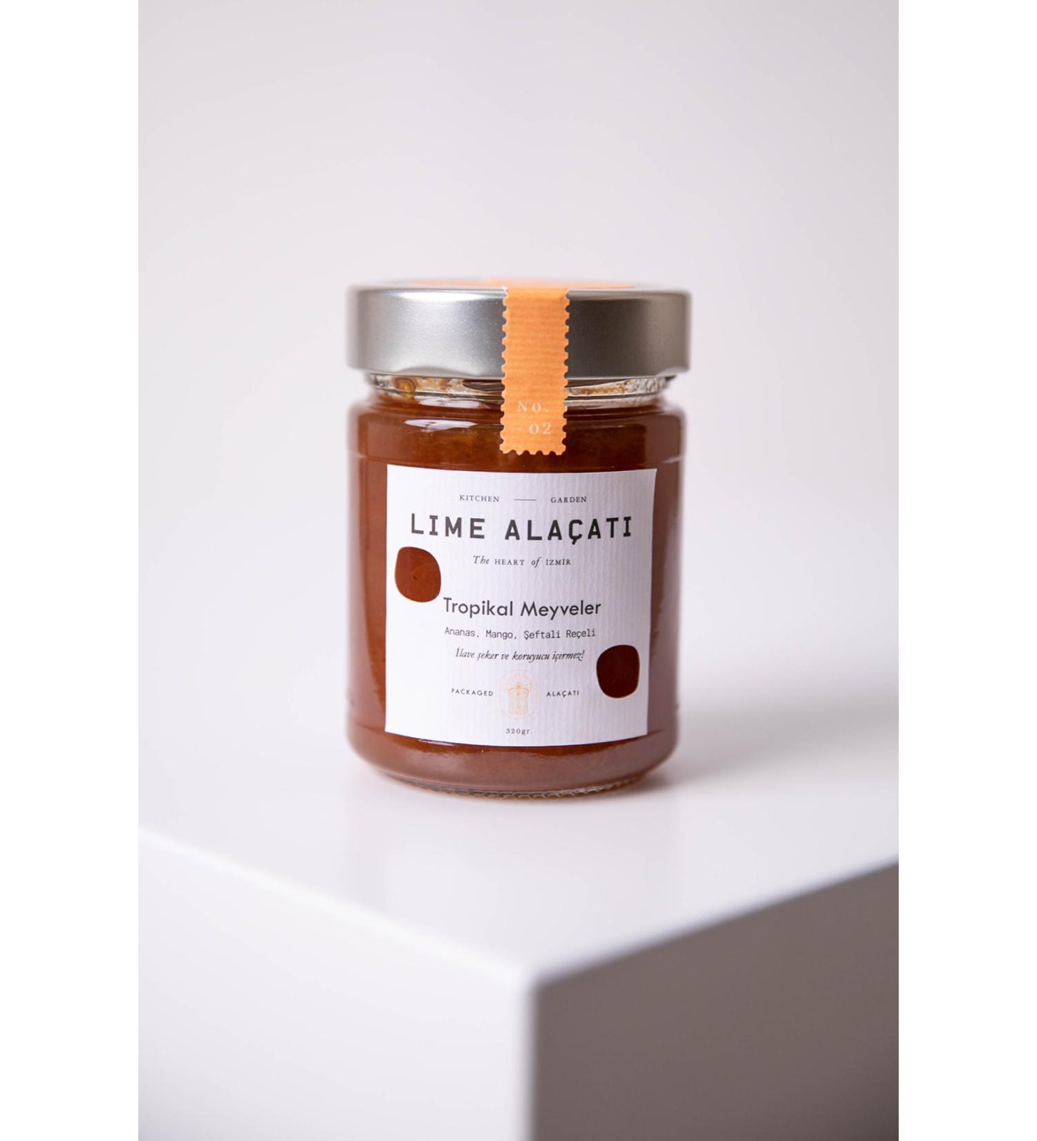  MREN ALA ATI DESSERT & GUM LIME Tropical Fruits Jam No Added Sugar (PINEAPPLE MANGO PEACH) - Buy Online on GoSupps.com