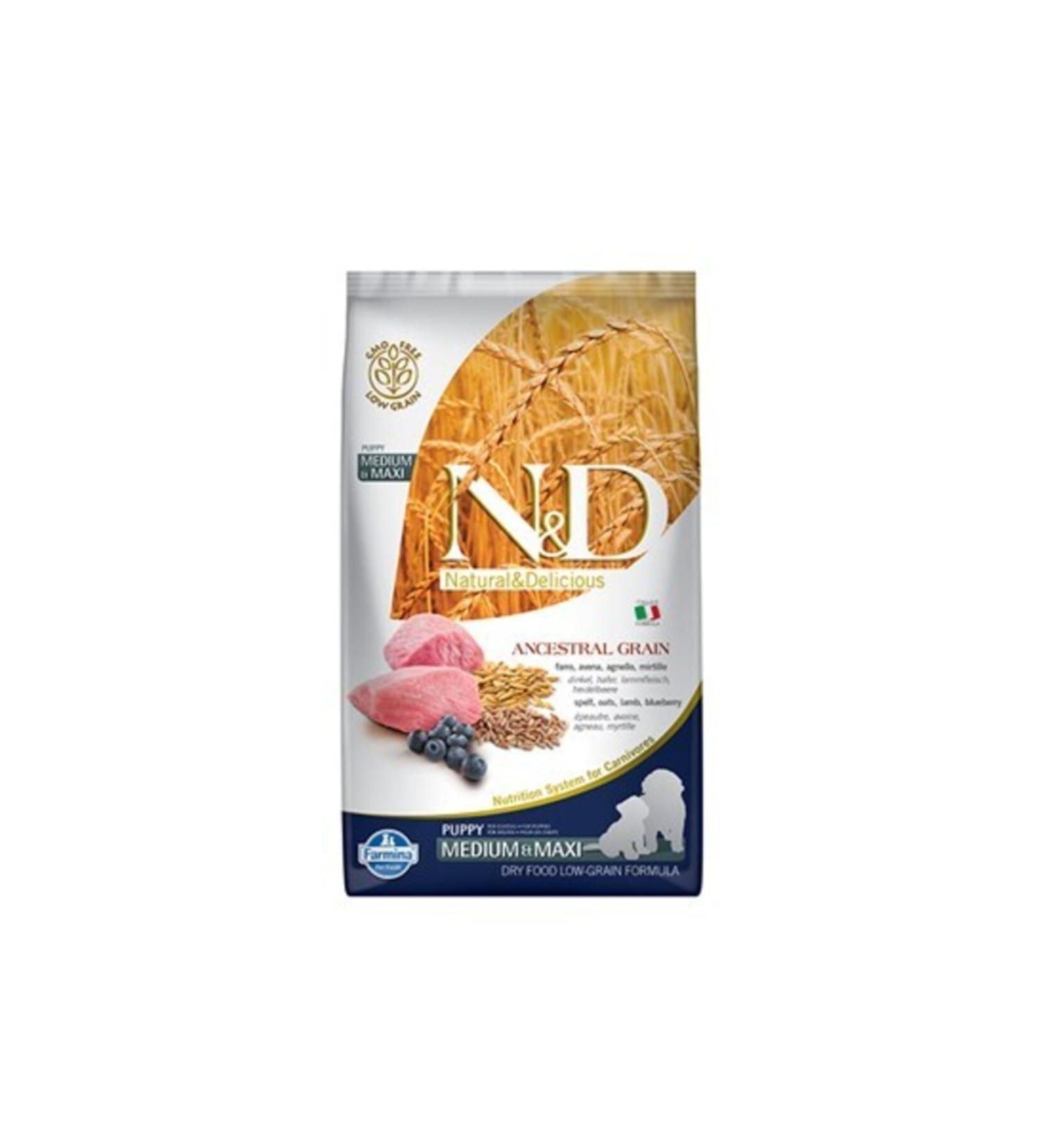 N & D Dog Low Lamb Puppy Med.maxi 2 5 Kg