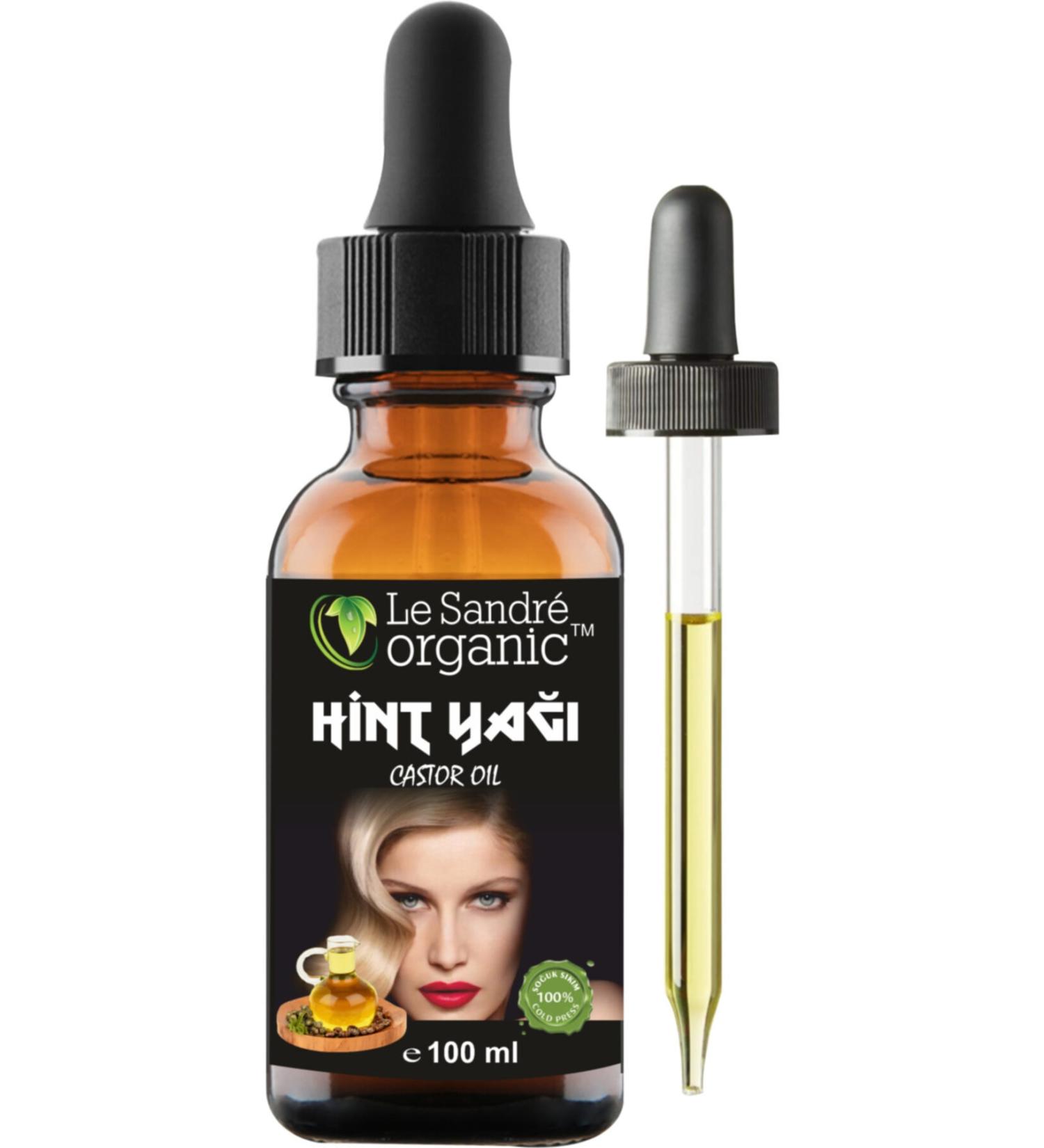 Le'Sandre Organics Castor Oil 100 Ml Cold Press Hair Care