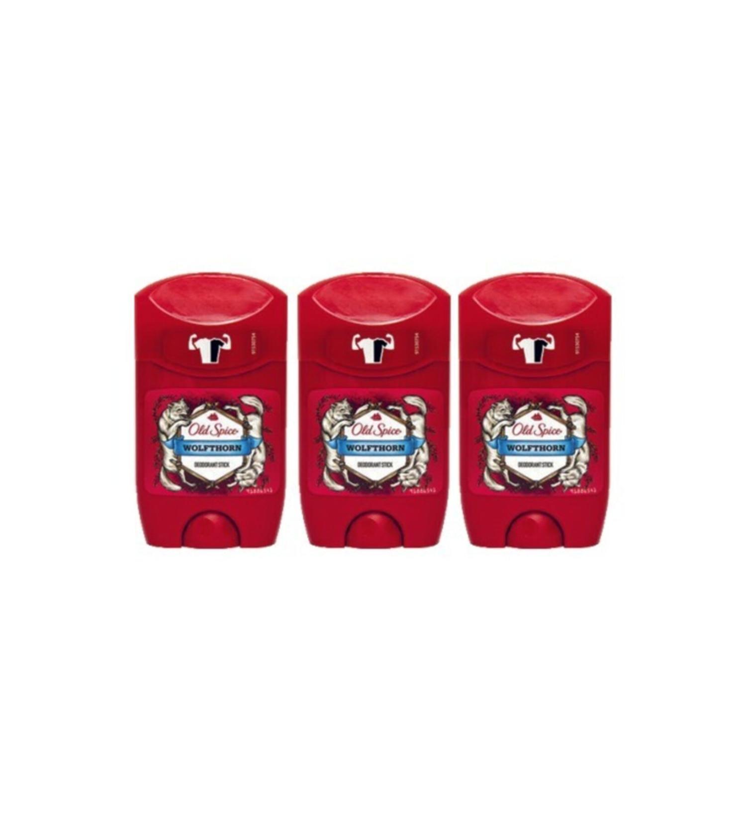 Old Spice Deo Stick 50 Ml Wolfthorn 3 Pieces