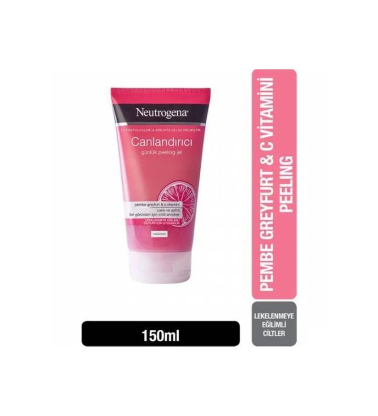 Neutrogena Pink Grapefruit Revitalizing Daily Peeling Gel 150 Ml Ko akosmetik.+