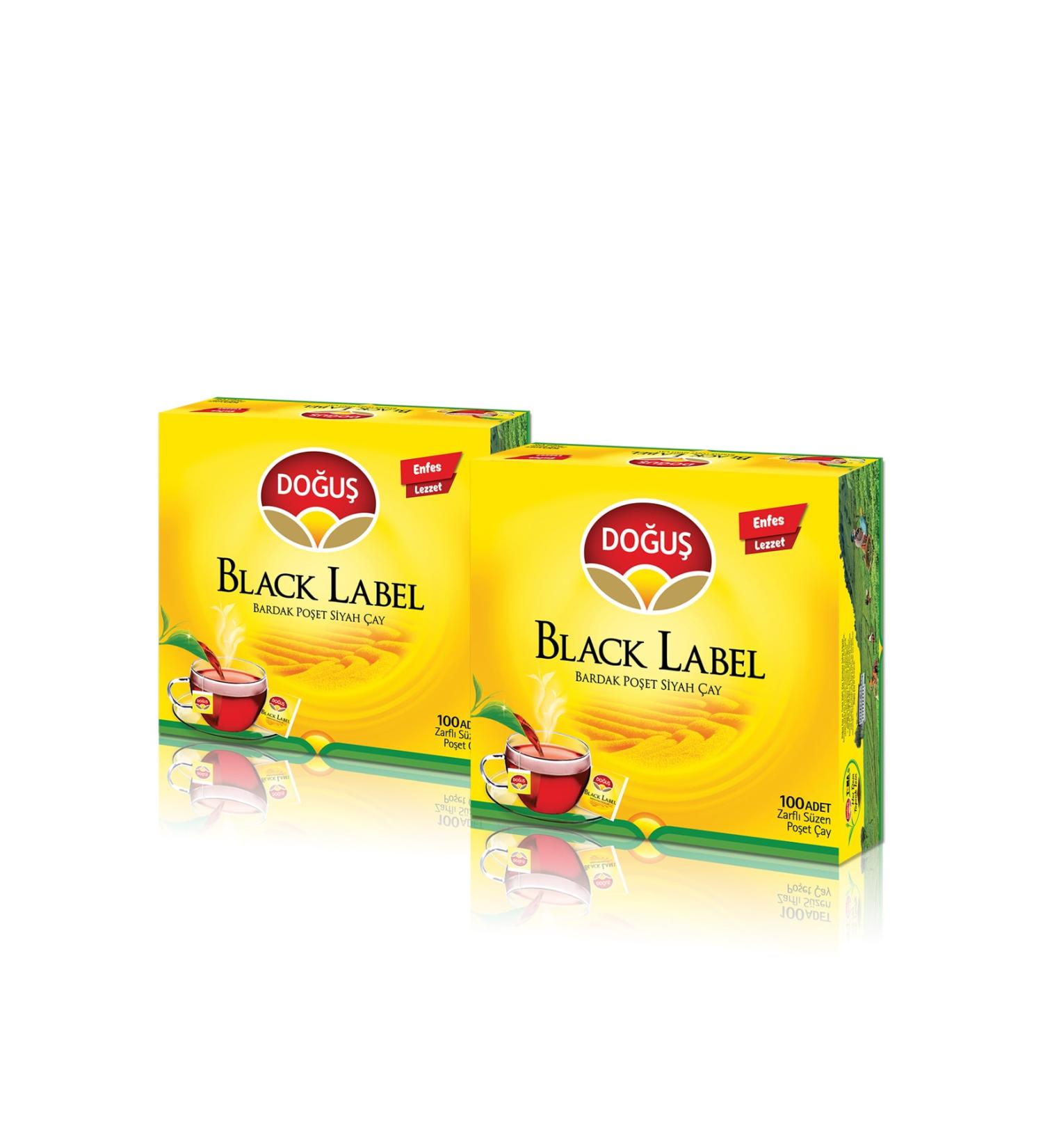 Do u Do u Black Label Cup Tea Bag 100x2g X 2 Pieces
