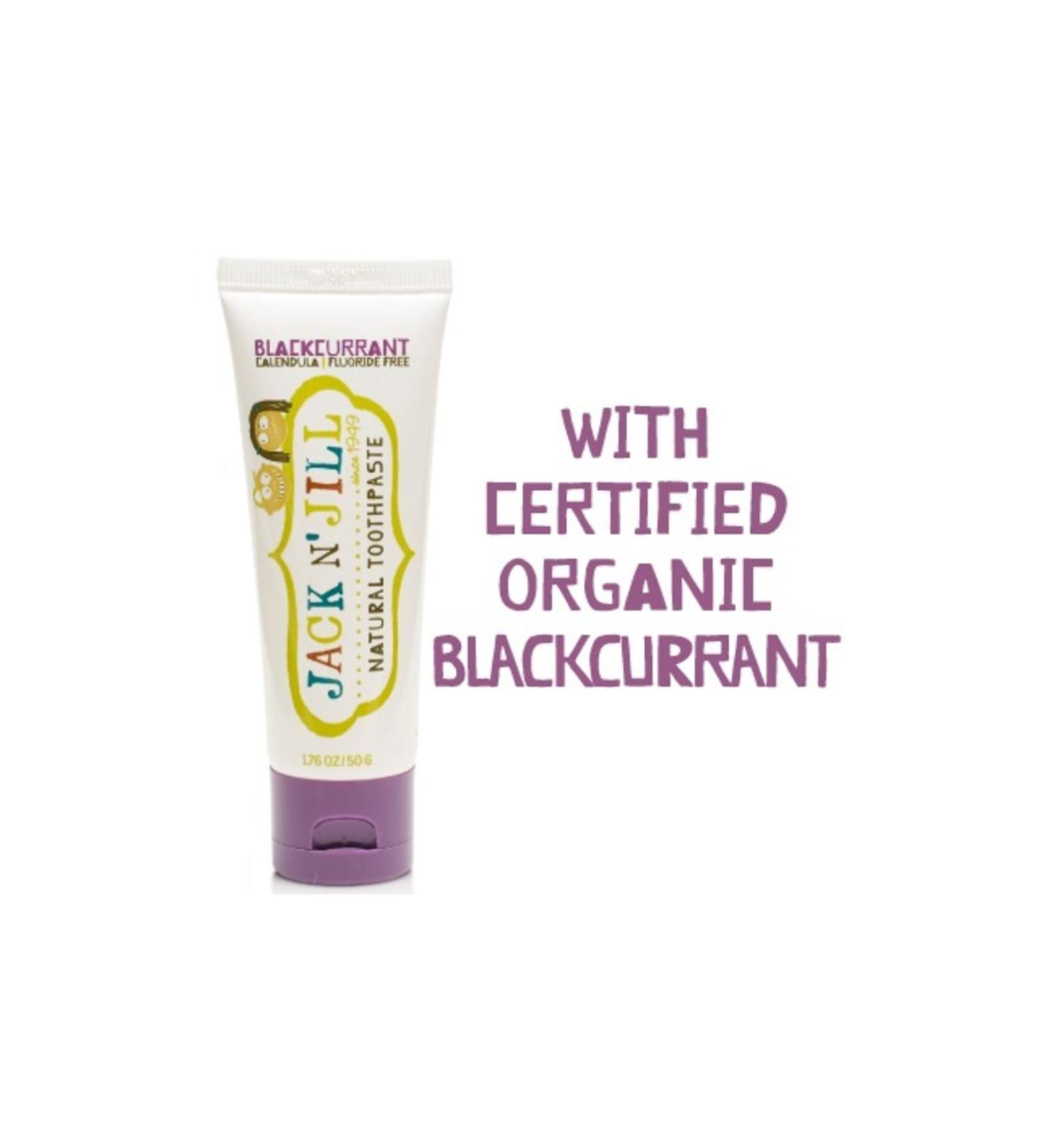 Jack N'Jill Natural Toothpaste Blackcurrant - Buy Online on GoSupps.com