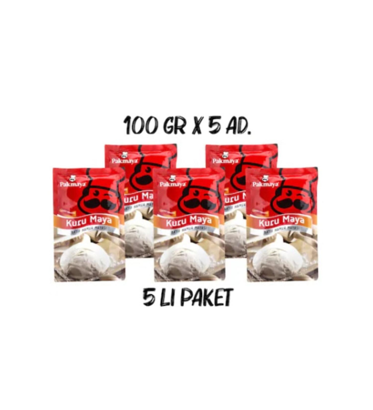 Pakmaya Dry Yeast 100 Gr X 5 Pieces