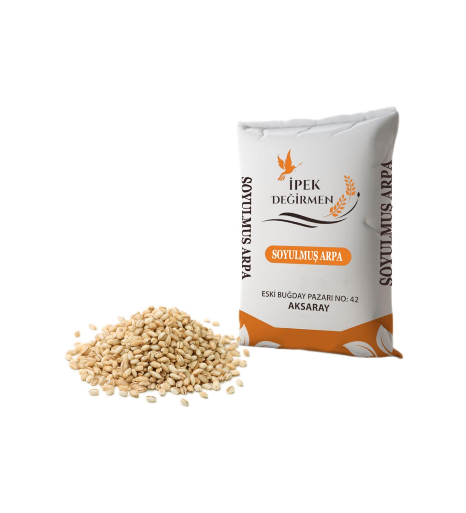 pek De irmen 5 Kg Peeled Barley Unhulled Stone Mill Natural Additive-Free