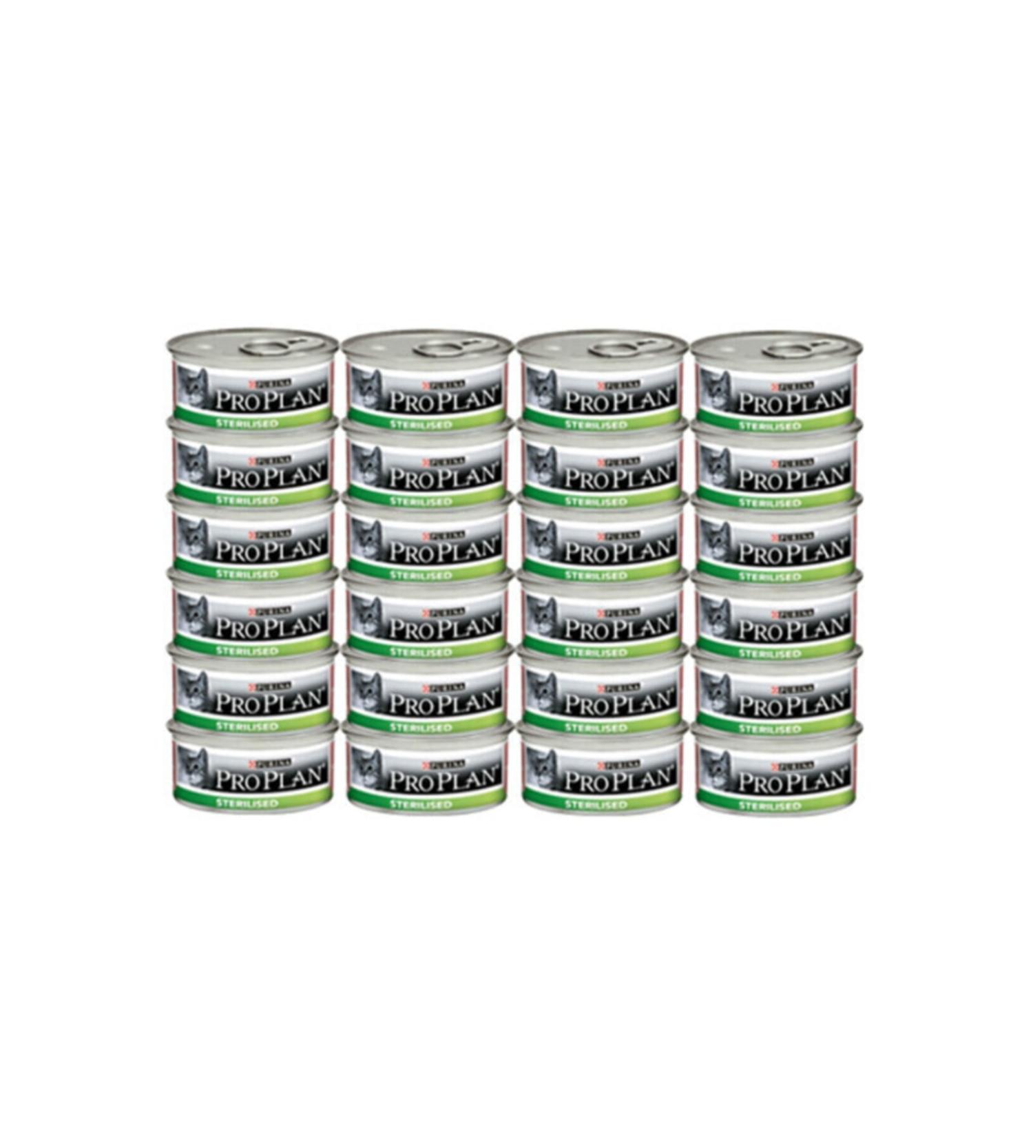 Pro Plan Sterilized Salmon Sterilized Adult Cat Canned Food 85 g x 24 Pieces