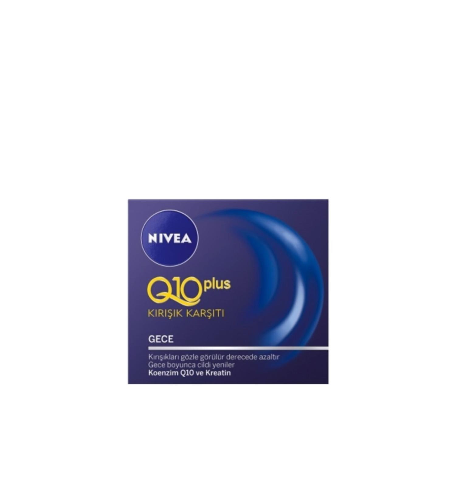 NIVEA N vea Q 10 Plus Anti-Wrinkle Night Cream 50 Ml