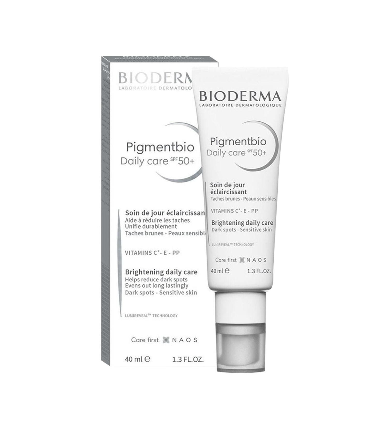 Bioderma Daily Care Cream for Spotted Sensitive Skin - Pigmentbio Daily Care Spf 50 40 Ml