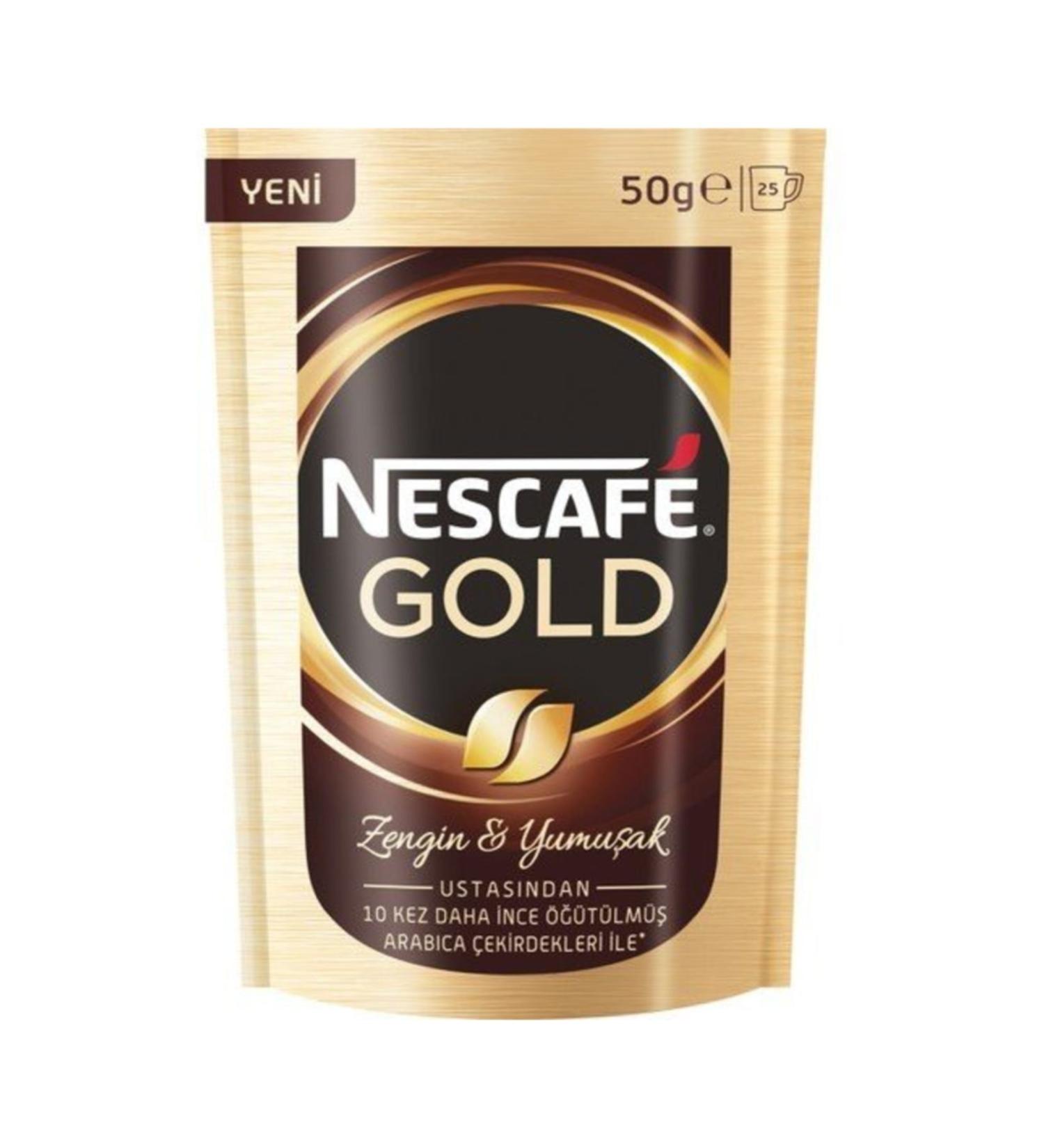 Nescafe Gold Instant Coffee Eco Pack 50G