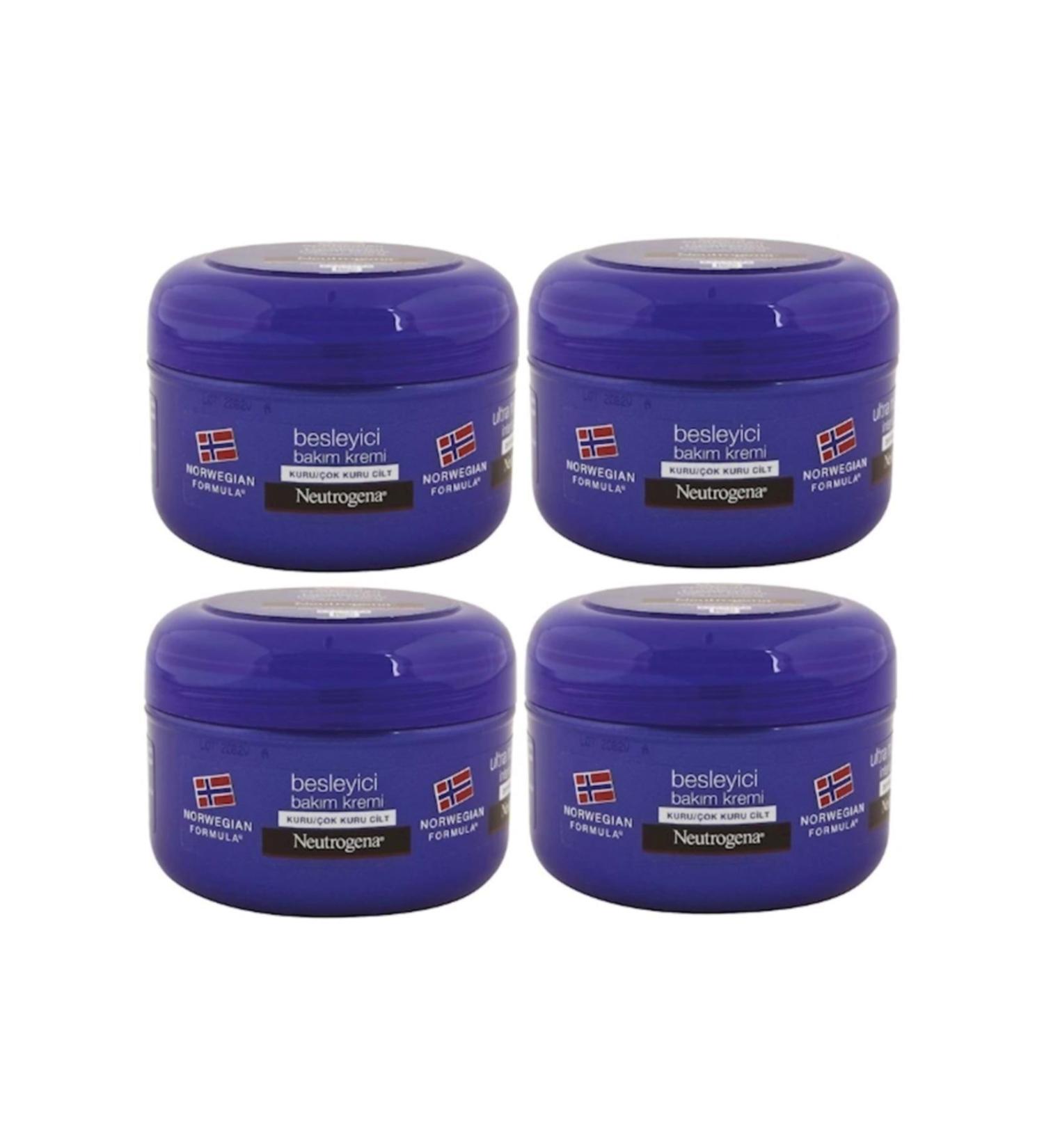 Neutrogena Norwegian Formula Nourishing Care Cream 200 ml (Set of 4)