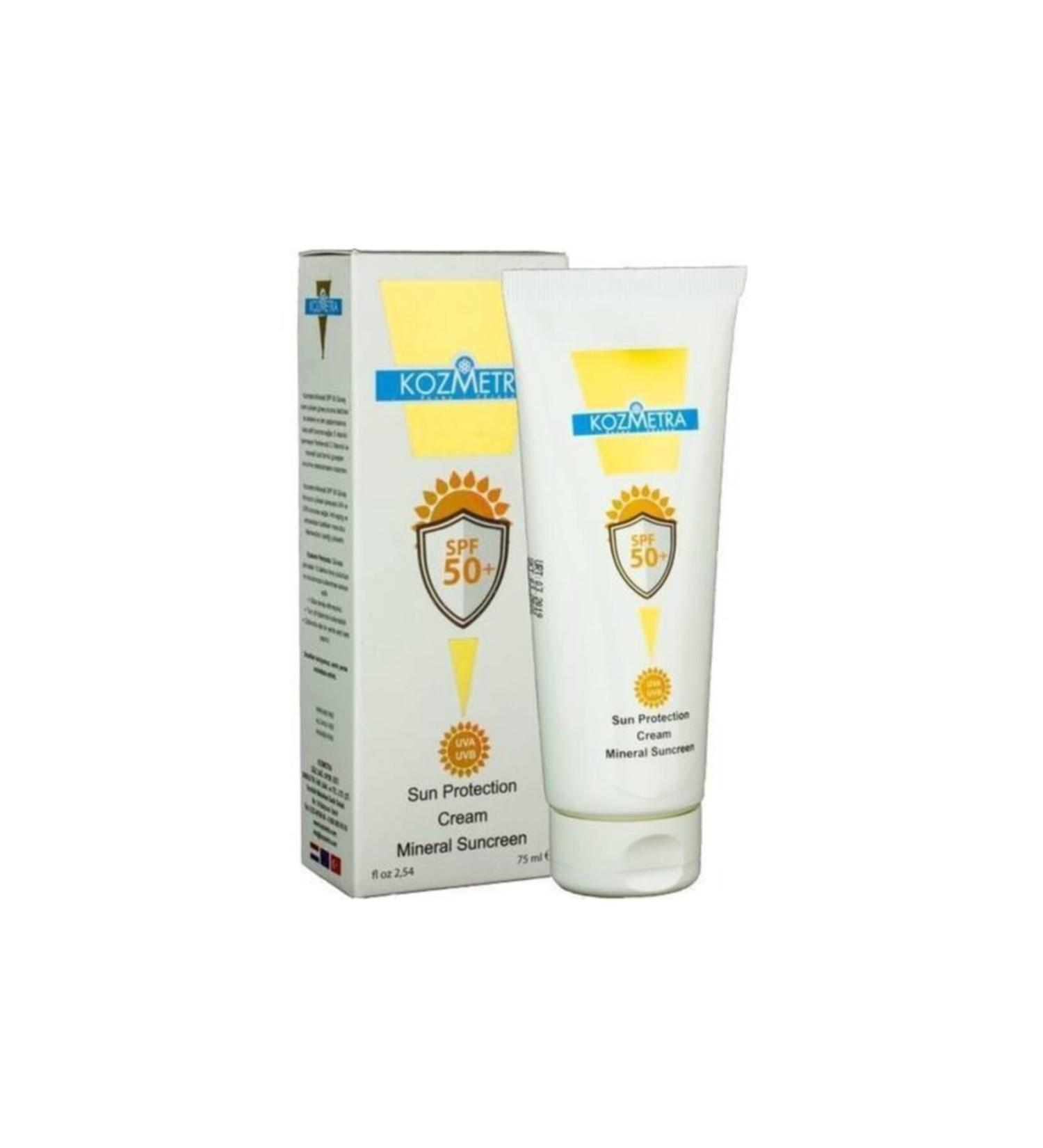 Kozmetra KOZMETRA Mineral Sunscreen Sun Protection Cream SPF50+ 75 ml