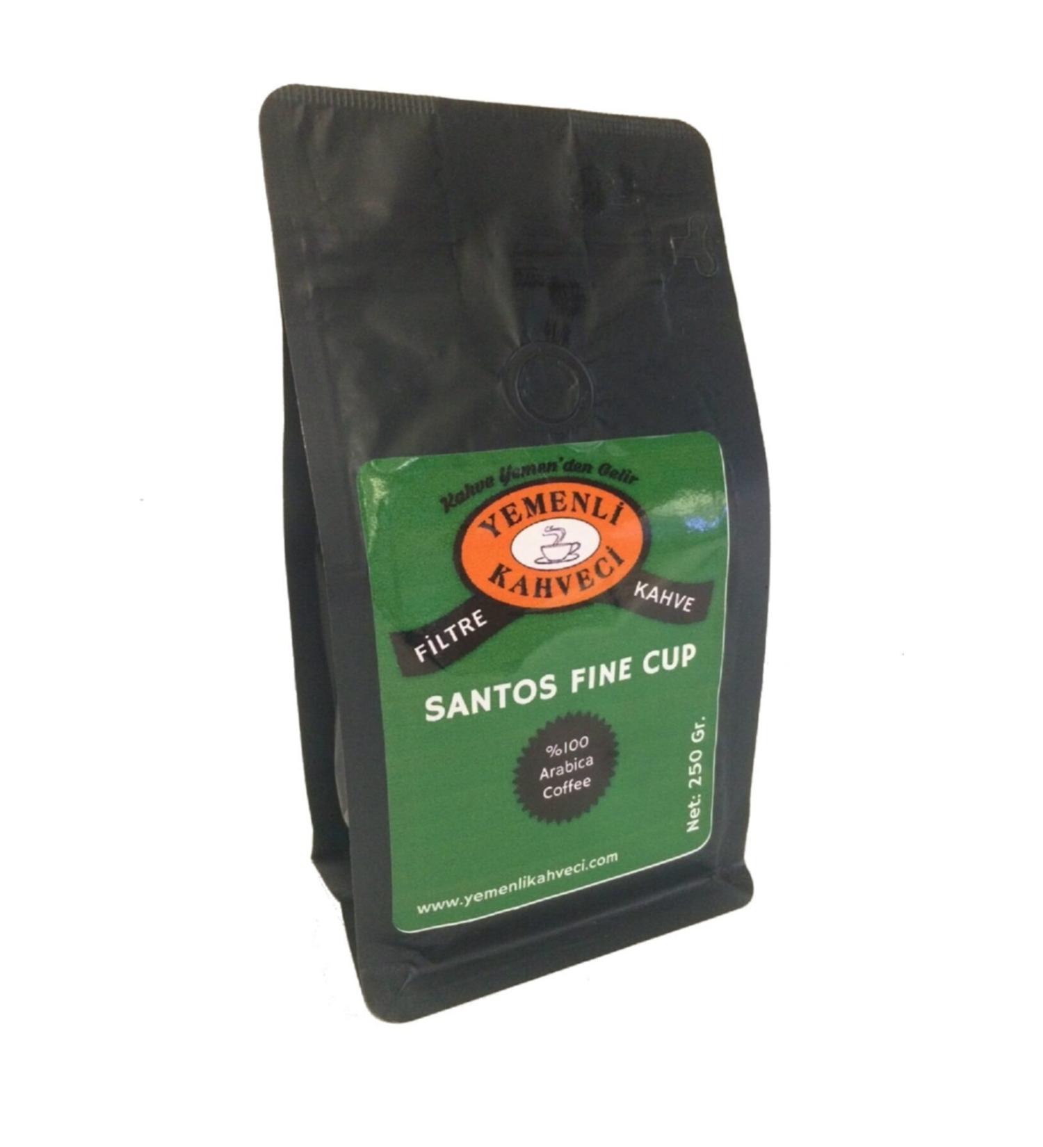 YEMENLI COFFEE MAKER Santos Fine Cup Filter Coffee 250 Gr.