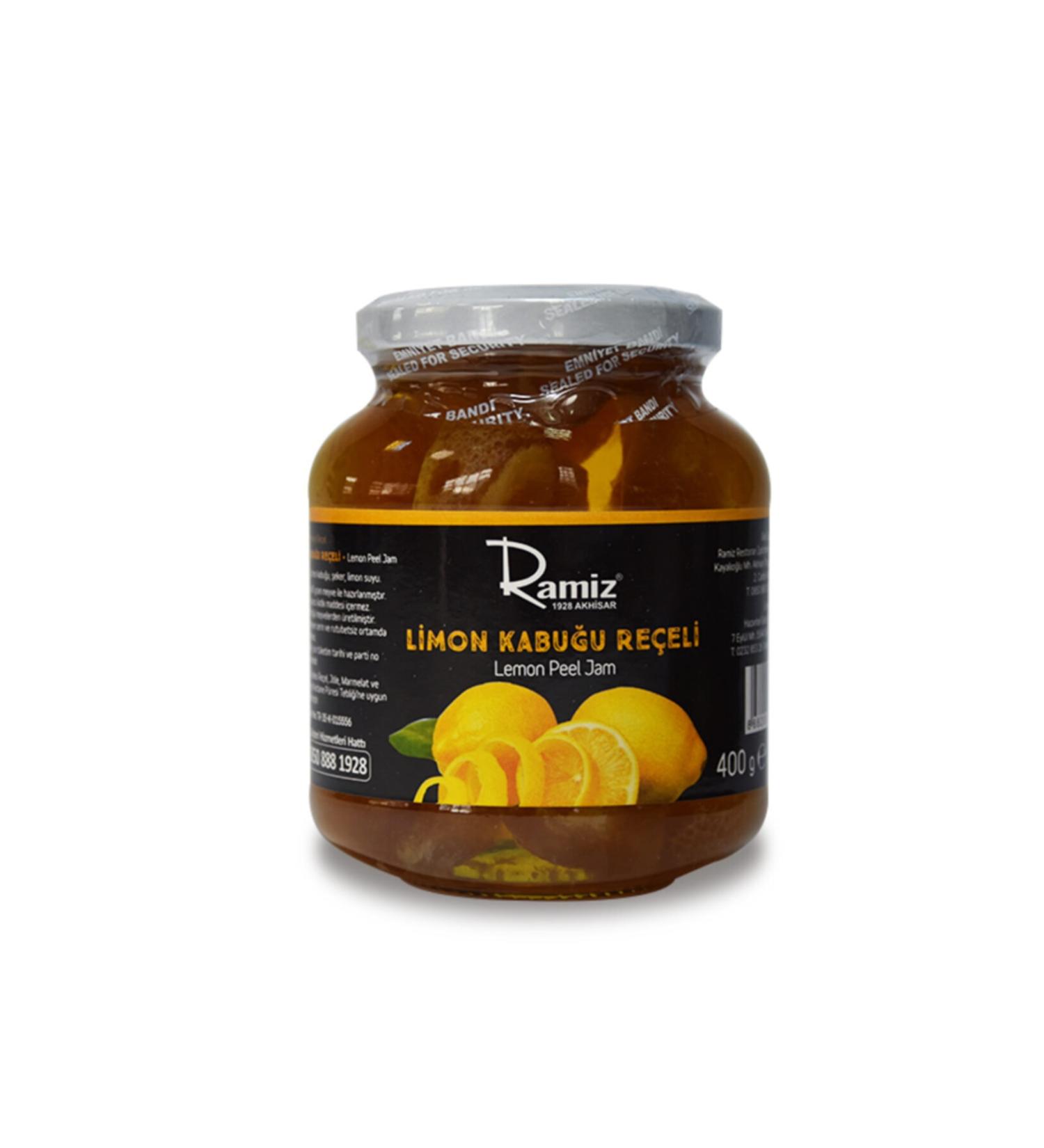 Ramiz Natural Additive-Free Lemon Peel Jam 380 Gr.