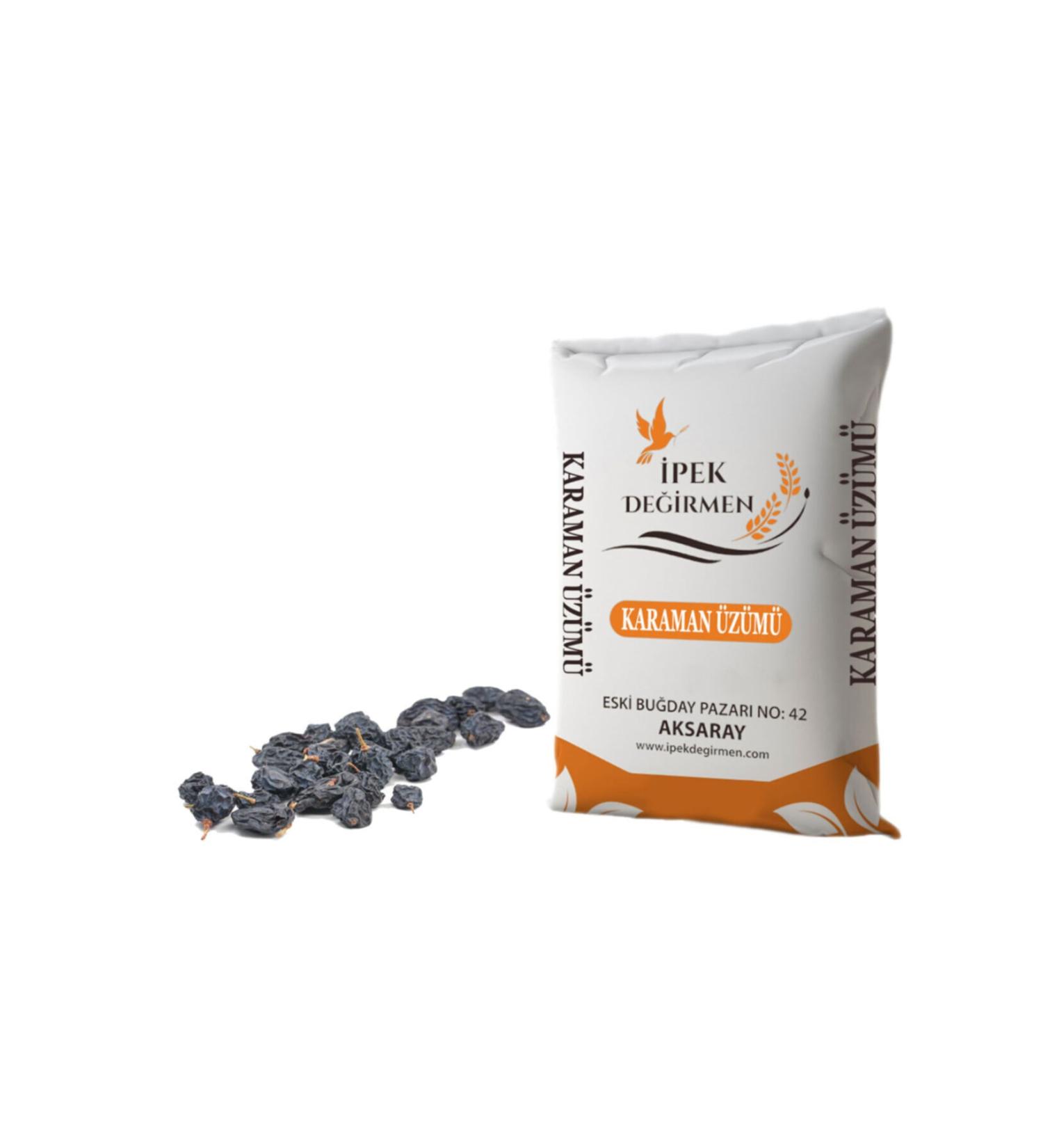 pek De irmen Luxury Dried Nuts Snacks 1 Kg Karaman Raisin Black Blood Raisin